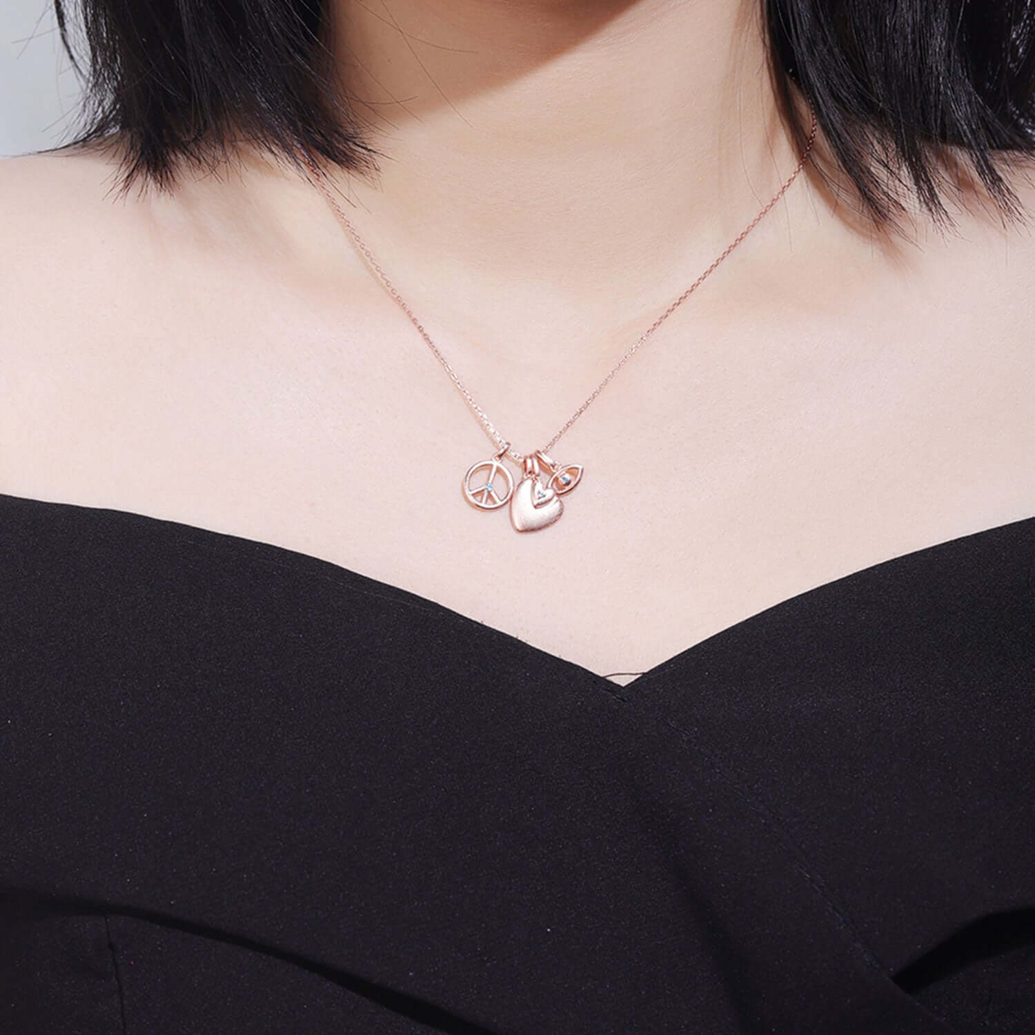 18k Gold Plated Charm Necklace - Taj Mahal Gems