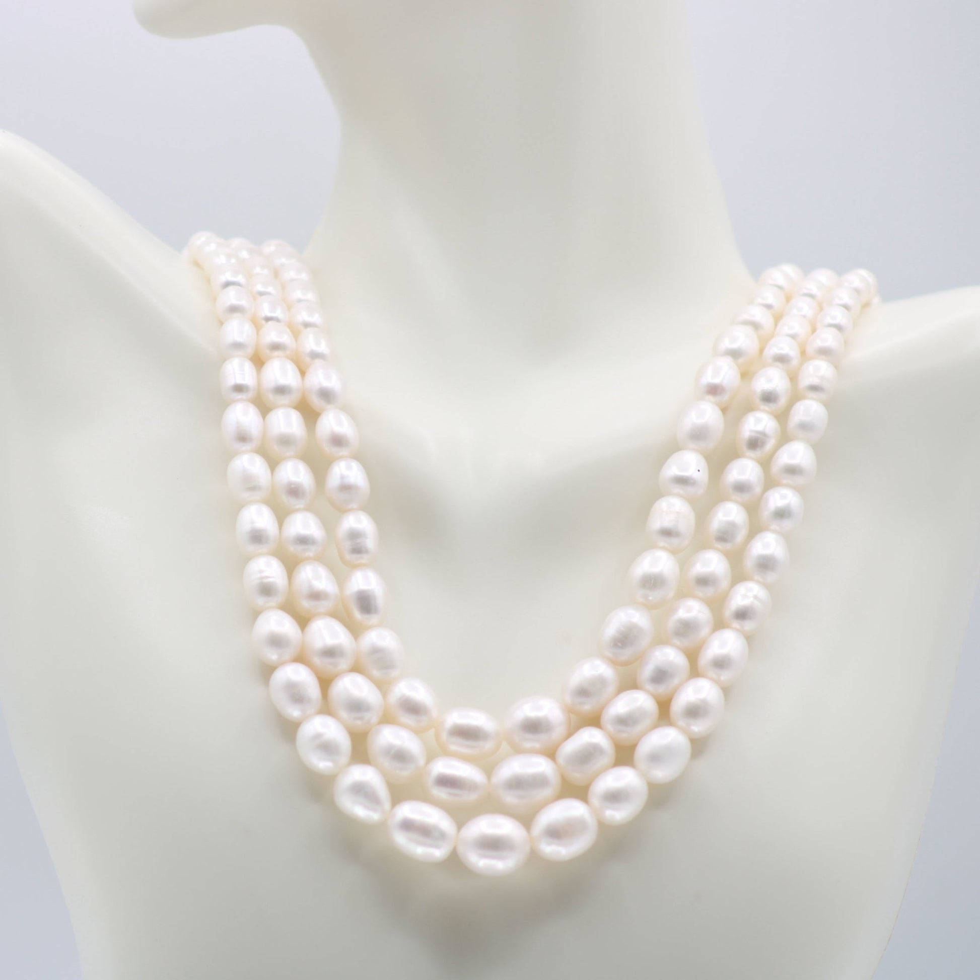 Fresh Water Pearl Layered Necklace - Taj Mahal Gems