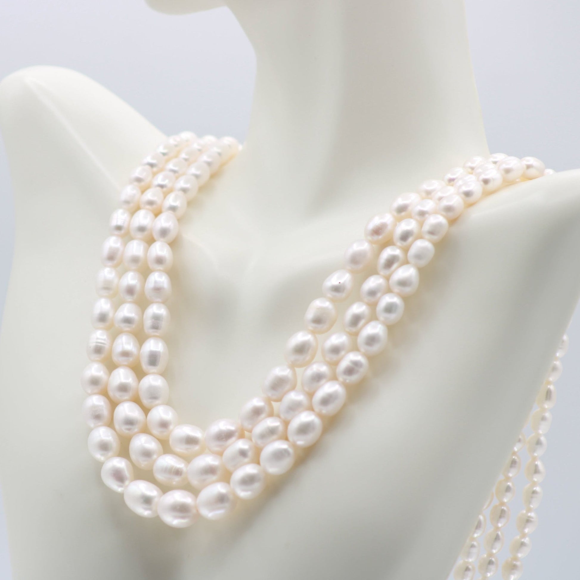 Fresh Water Pearl Layered Necklace - Taj Mahal Gems