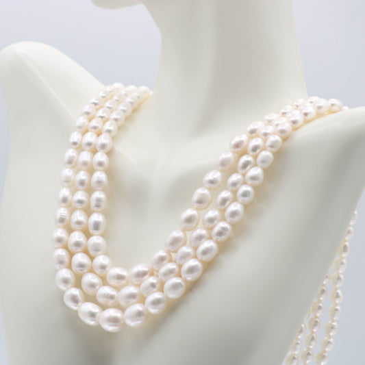 Fresh Water Pearl Layered Necklace - Taj Mahal Gems