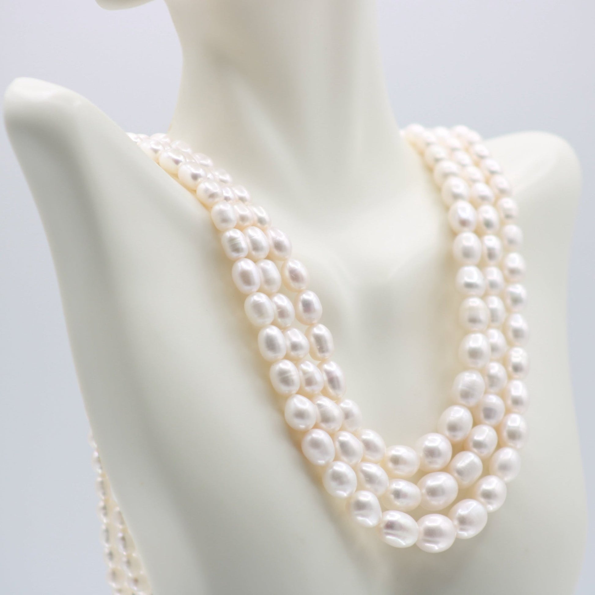 Fresh Water Pearl Layered Necklace - Taj Mahal Gems