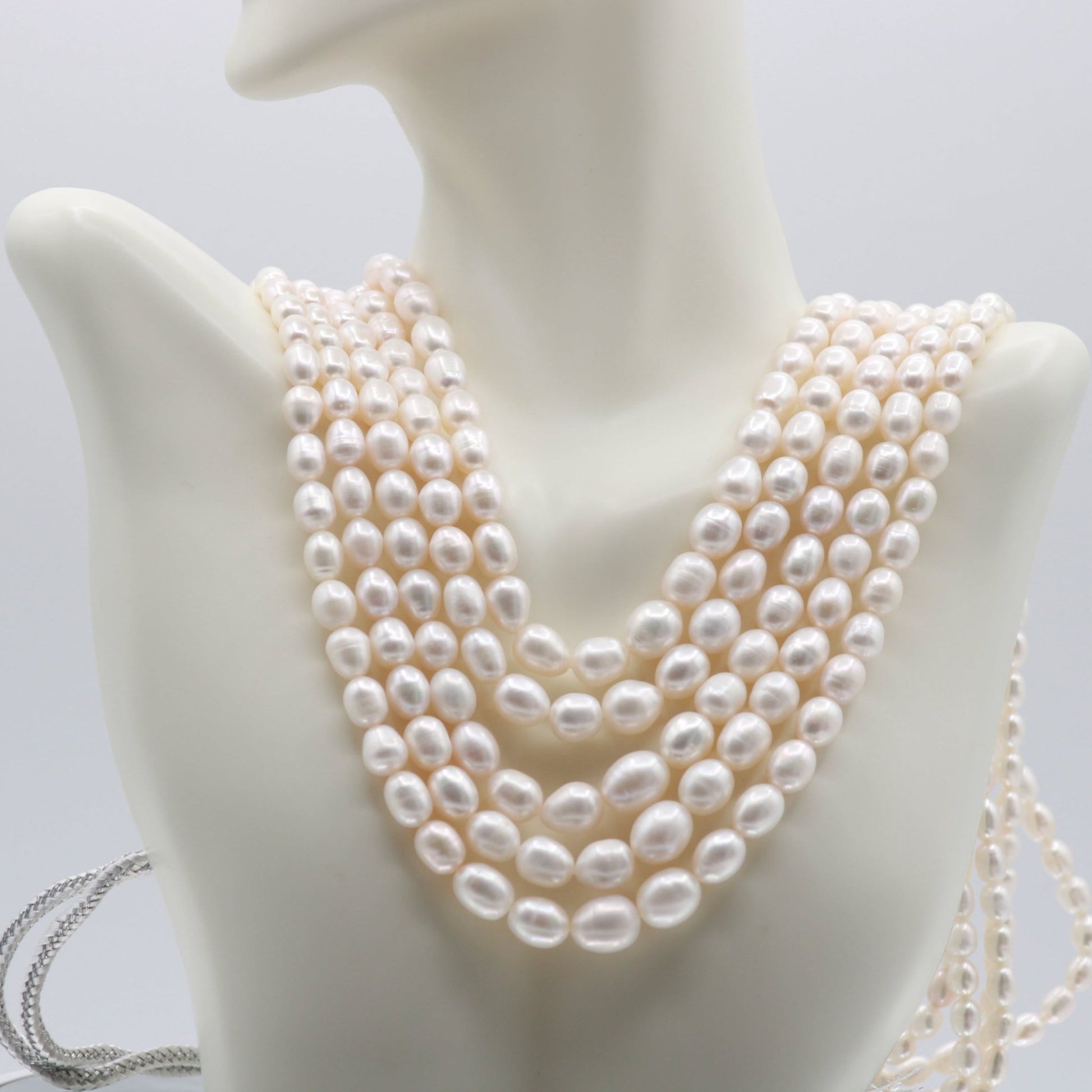 Fresh Water Pearl Layered Necklace - Taj Mahal Gems