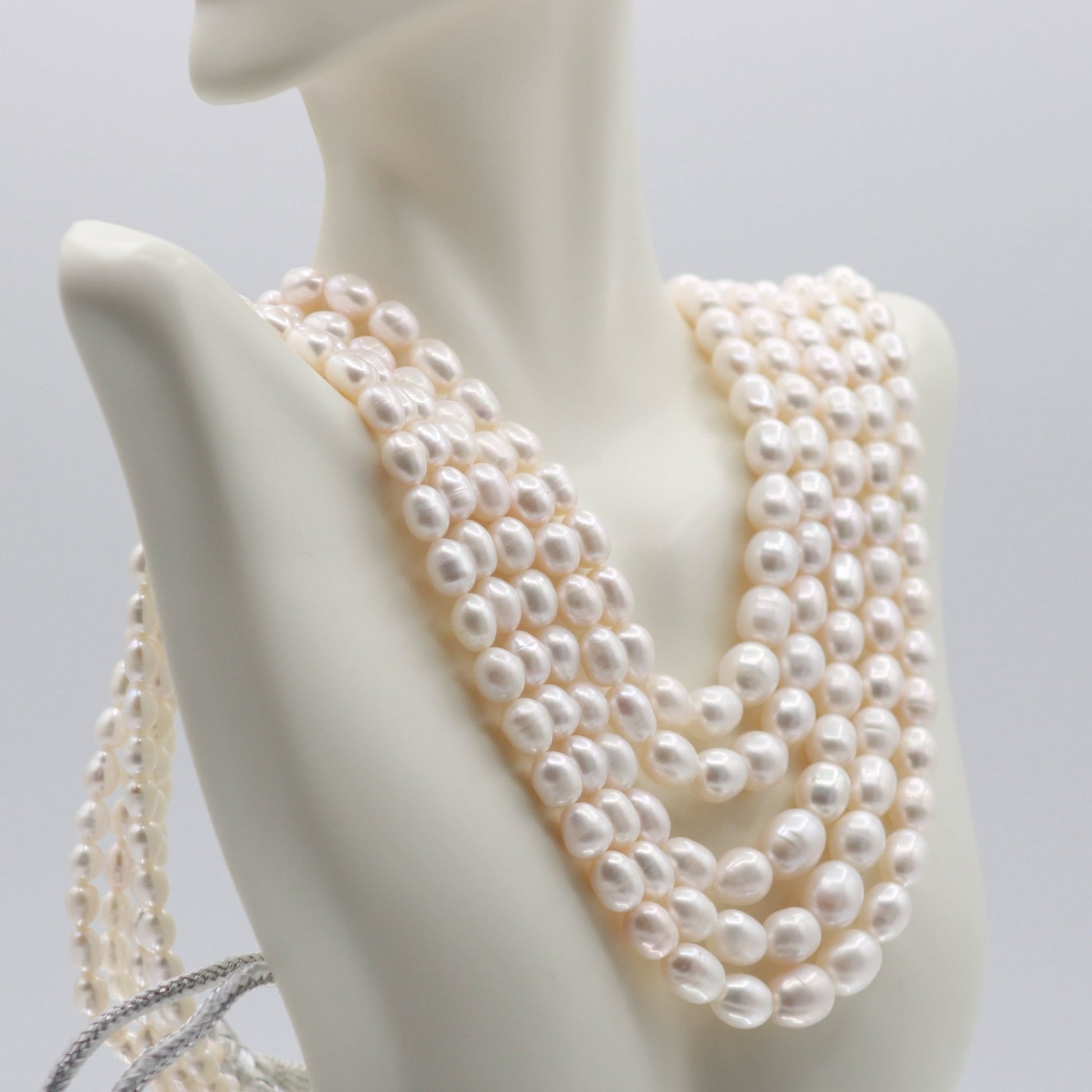 Fresh Water Pearl Layered Necklace - Taj Mahal Gems