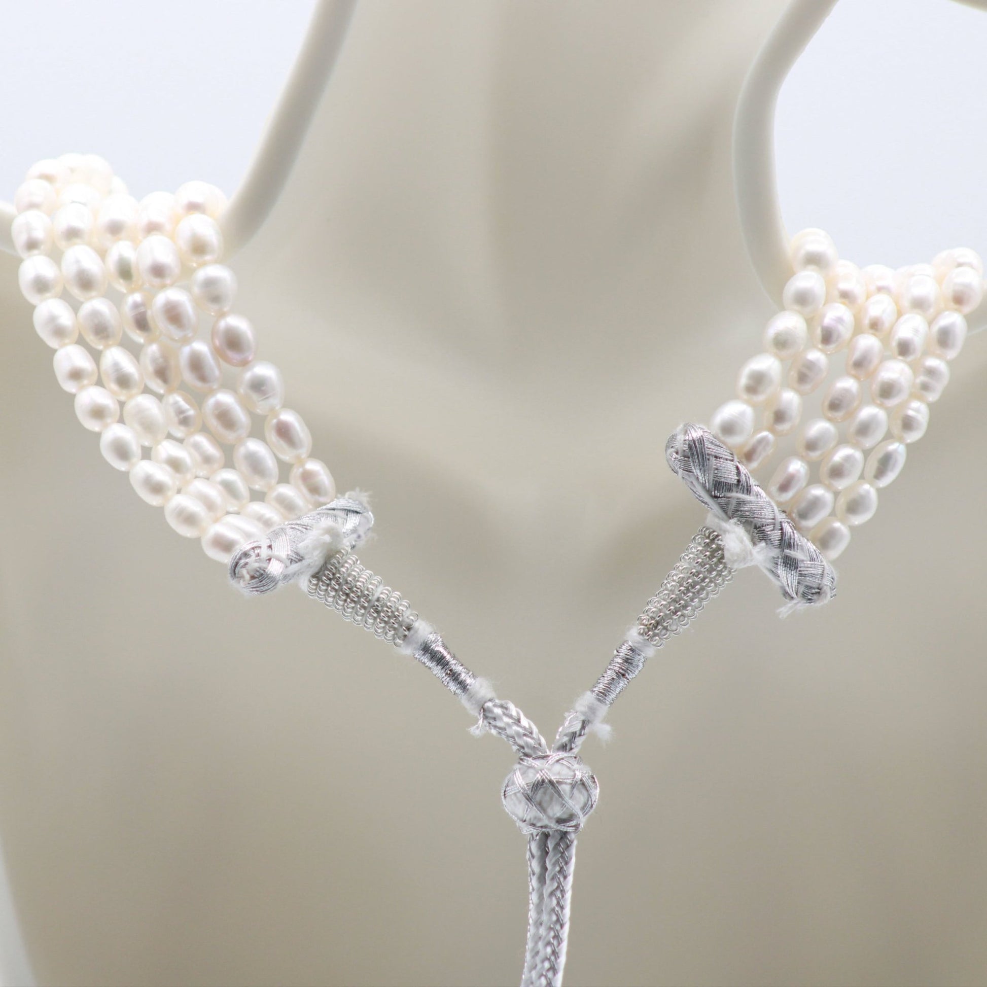 Fresh Water Pearl Layered Necklace - Taj Mahal Gems