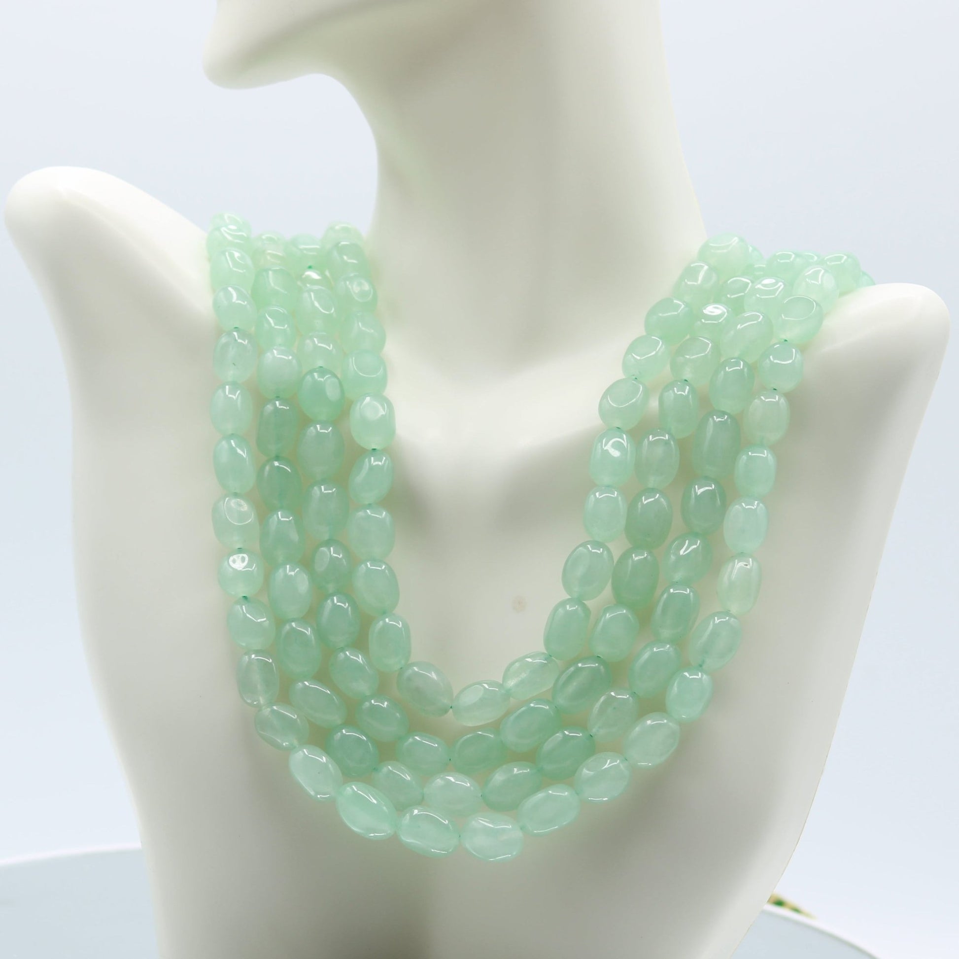 Mint Quartz Necklace - Taj Mahal Gems