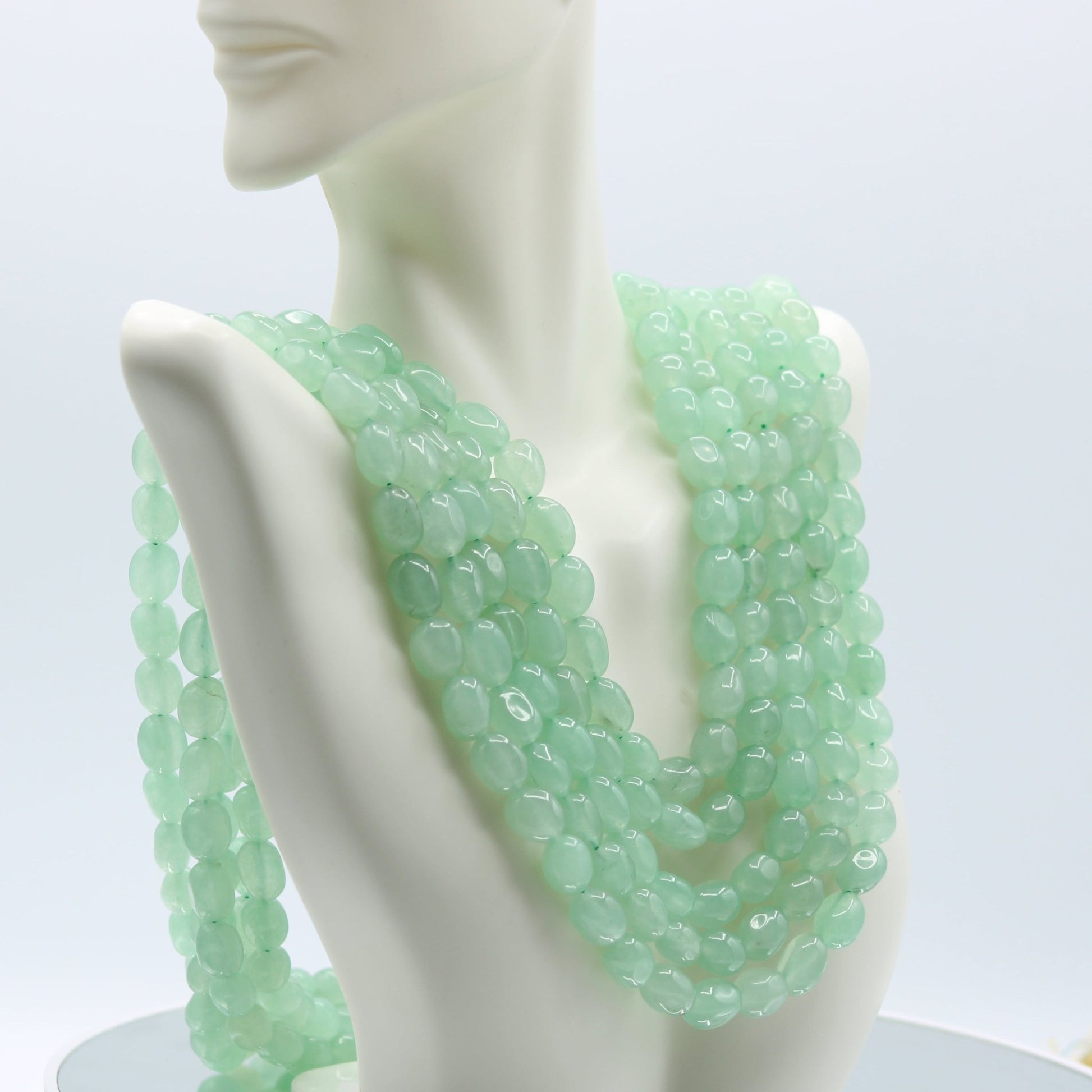 Mint Quartz Necklace - Taj Mahal Gems