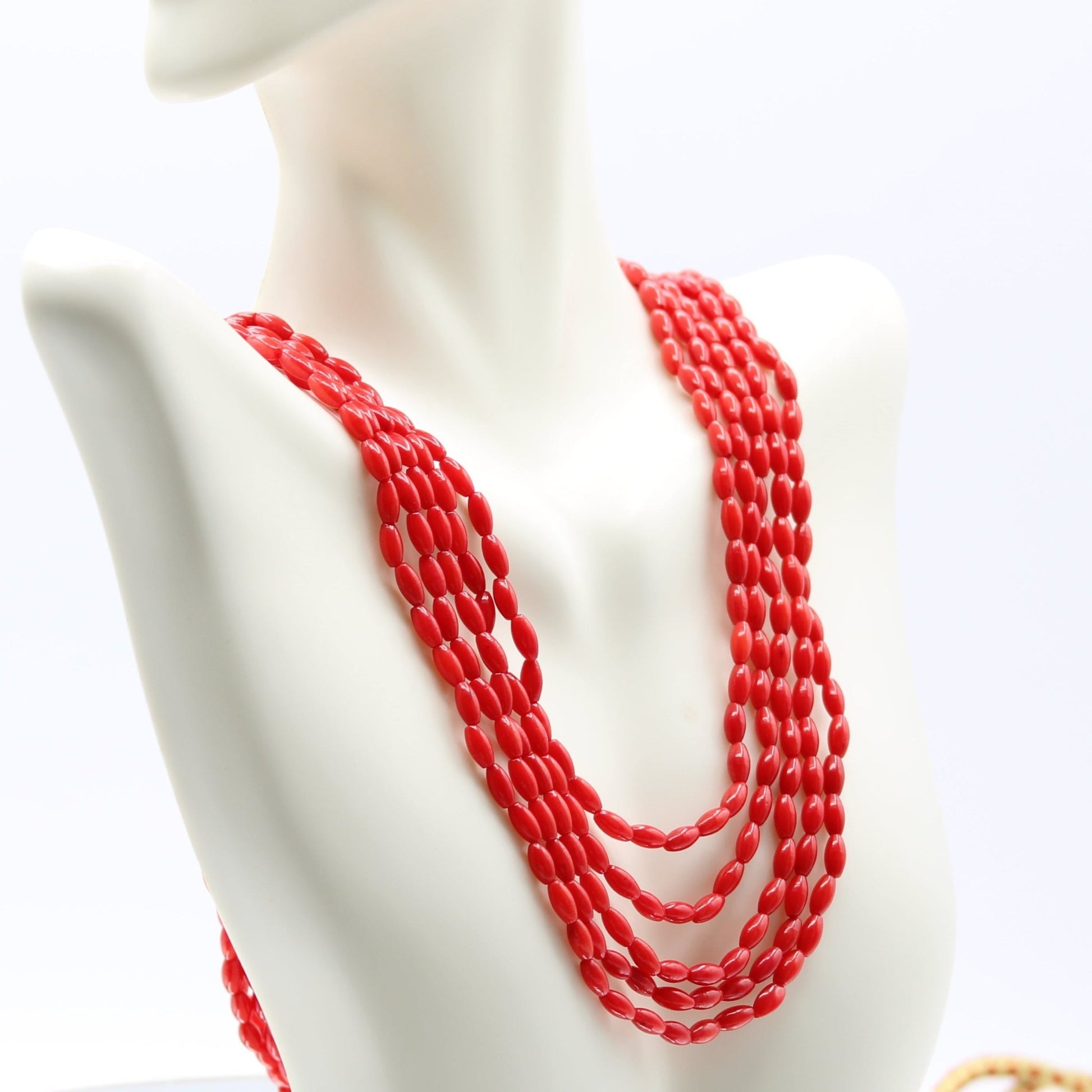 Red Coral Necklace - Taj Mahal Gems