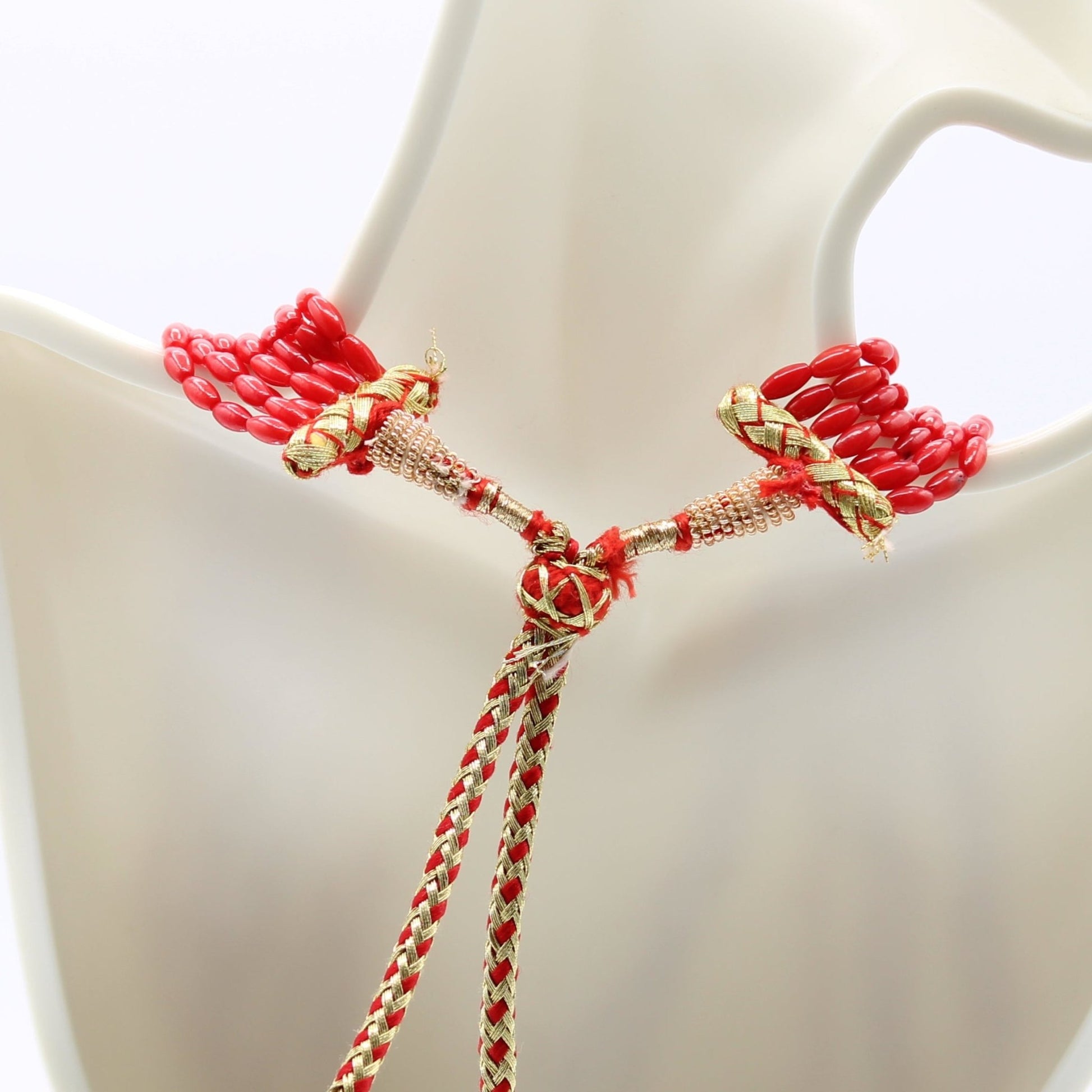 Red Coral Necklace - Taj Mahal Gems