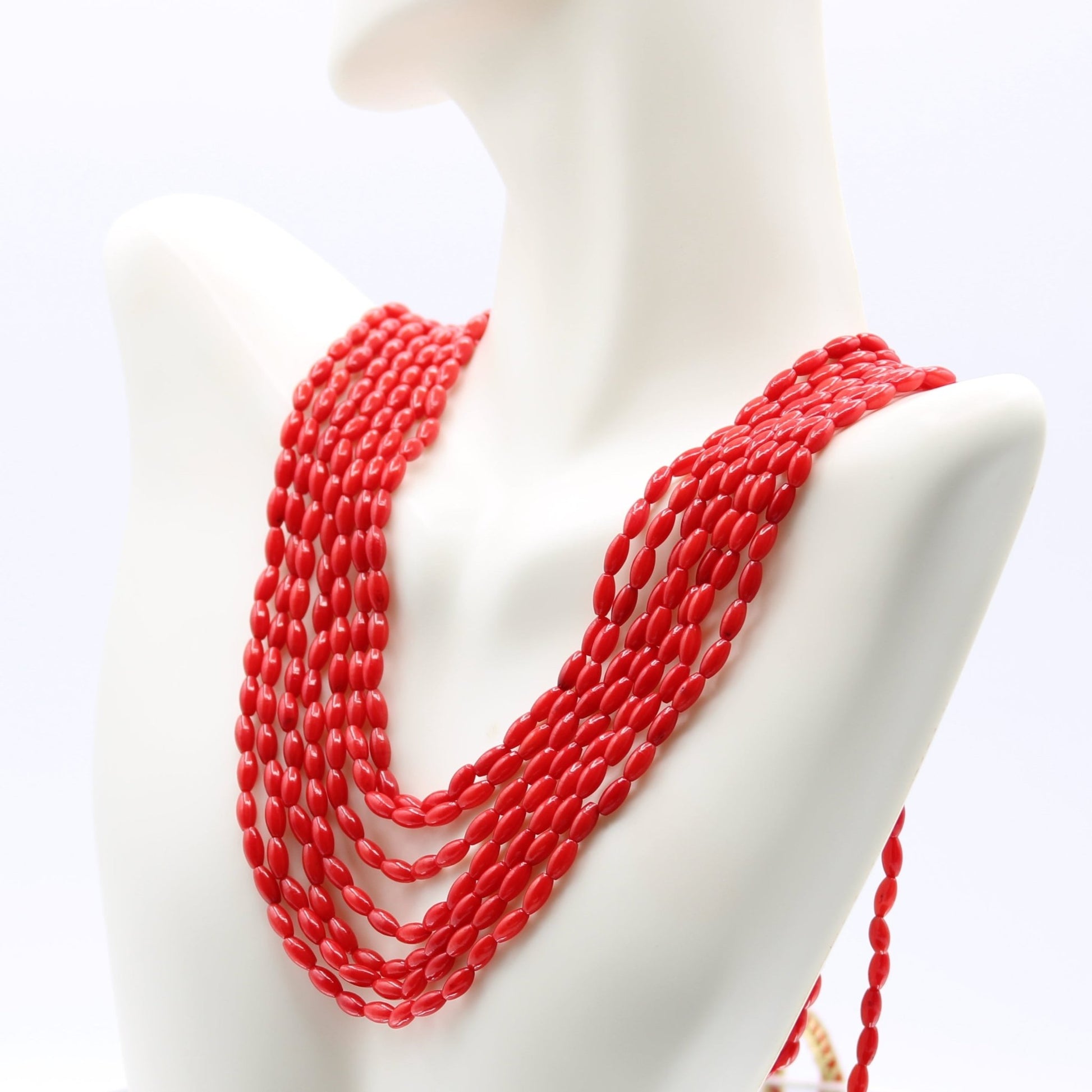 Red Coral Necklace - Taj Mahal Gems