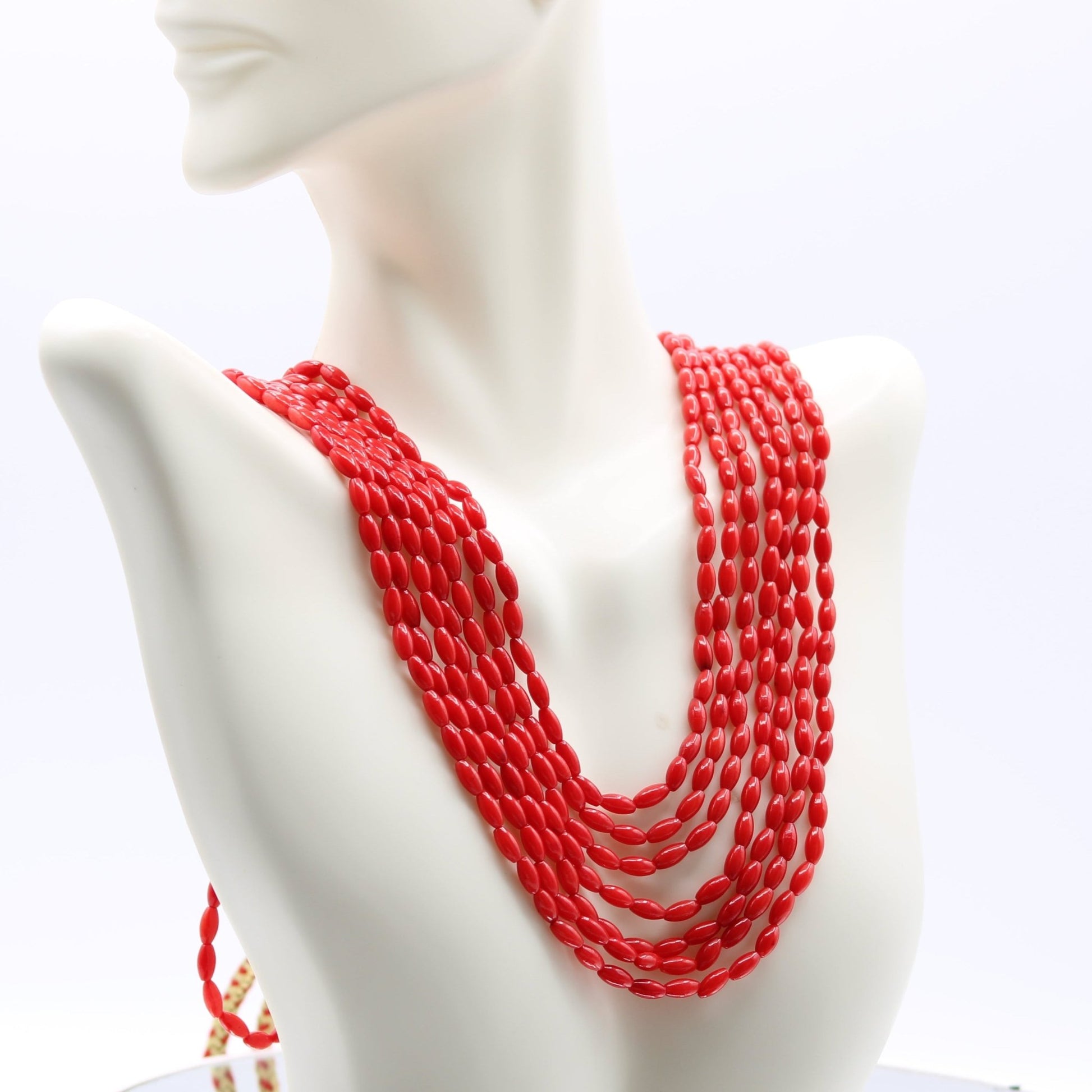 Red Coral Necklace - Taj Mahal Gems