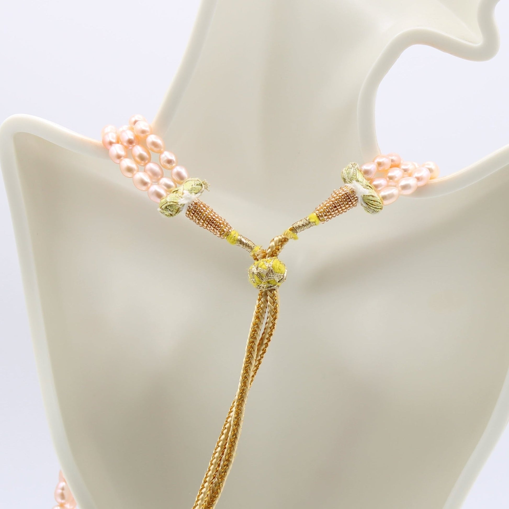 Fresh Water Pearl Layered Necklace - Taj Mahal Gems