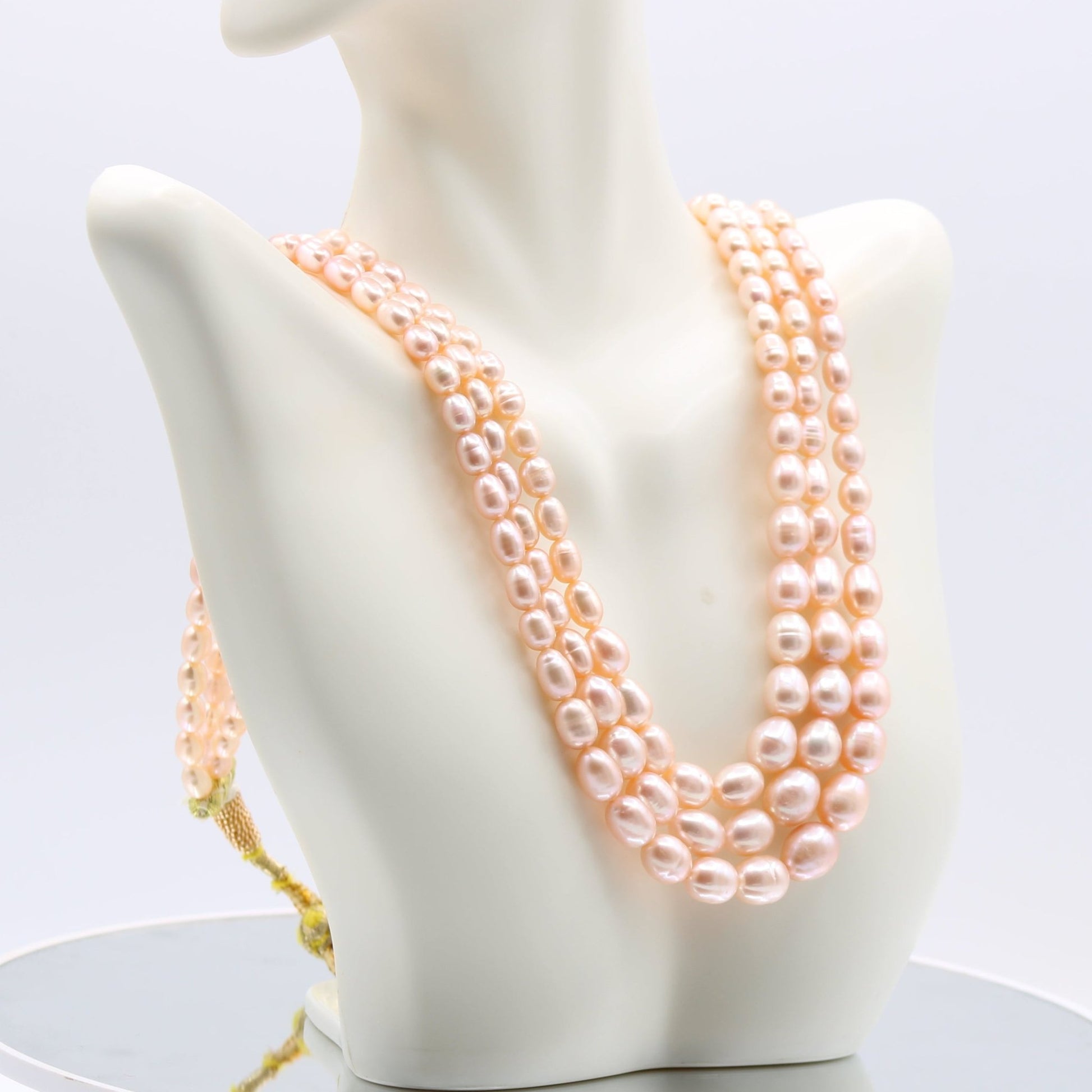 Fresh Water Pearl Layered Necklace - Taj Mahal Gems