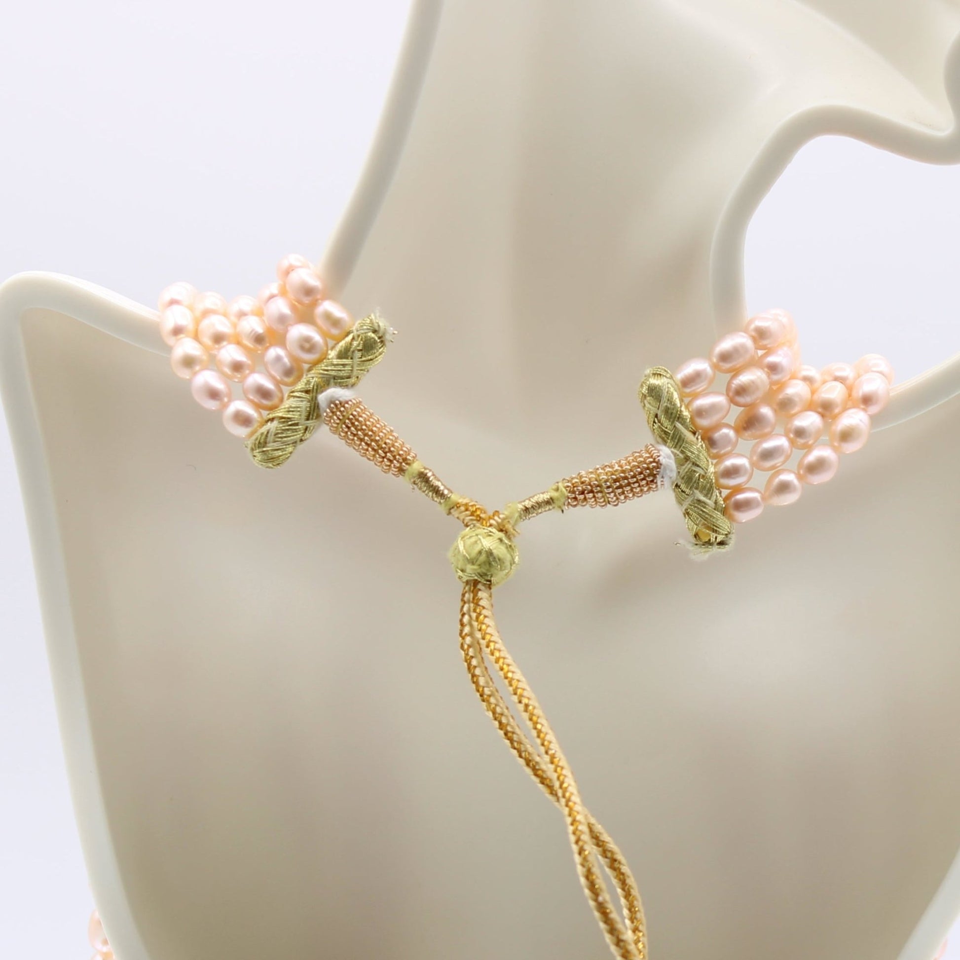 Fresh Water Pearl Layered Necklace - Taj Mahal Gems
