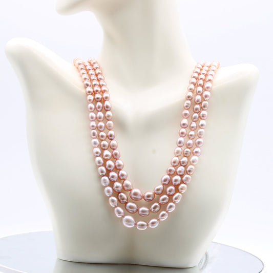 Fresh Water Pearl - Layered Necklace - Taj Mahal Gems