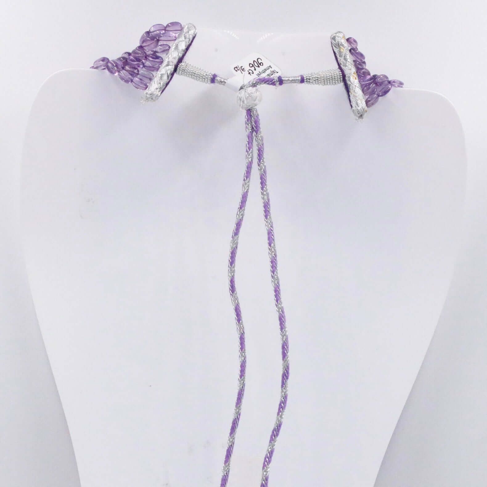 7 Stranded Layered Amethyst Necklace - Taj Mahal Gems