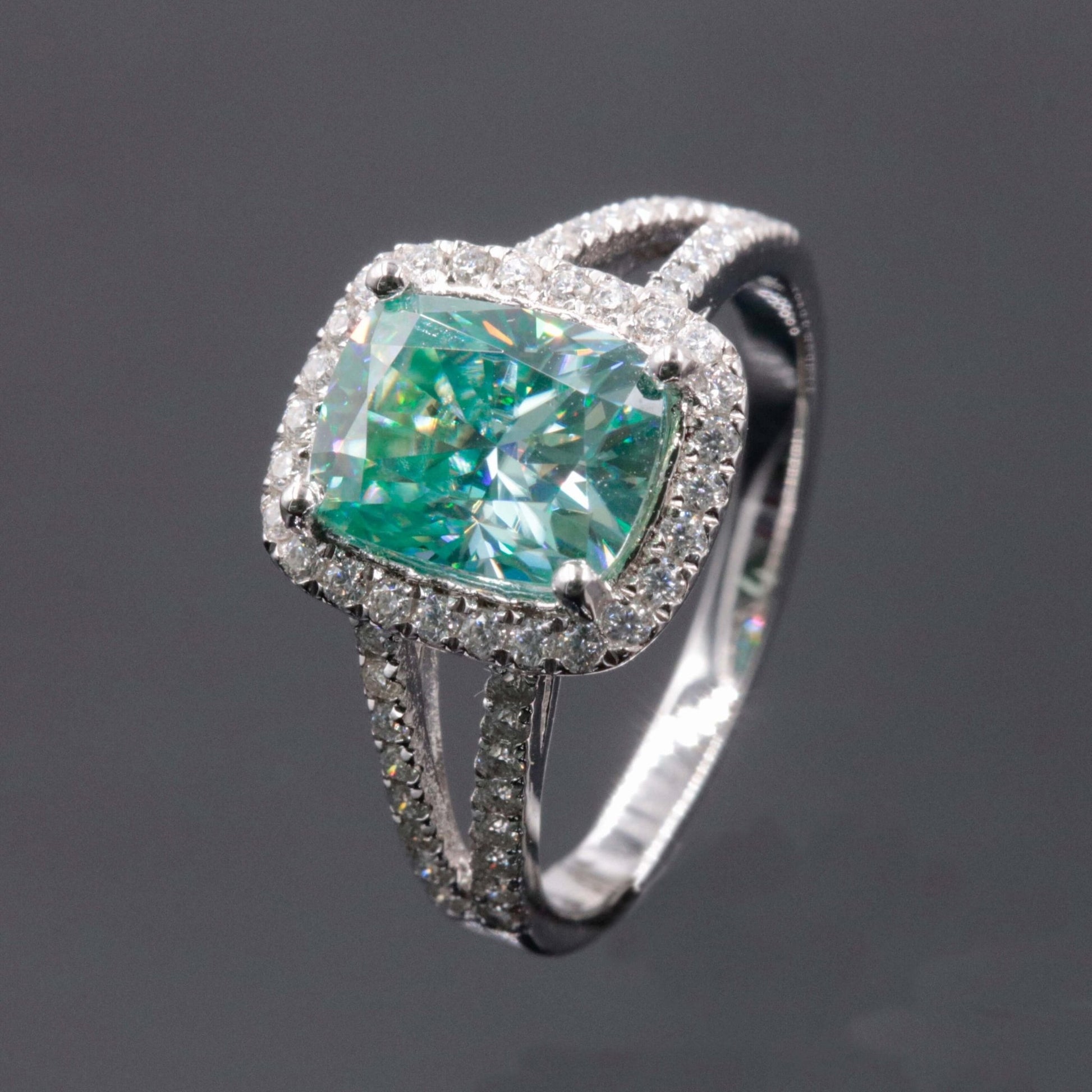 925 Moissanite Gemstone Solitaire Ring - Taj Mahal Gems
