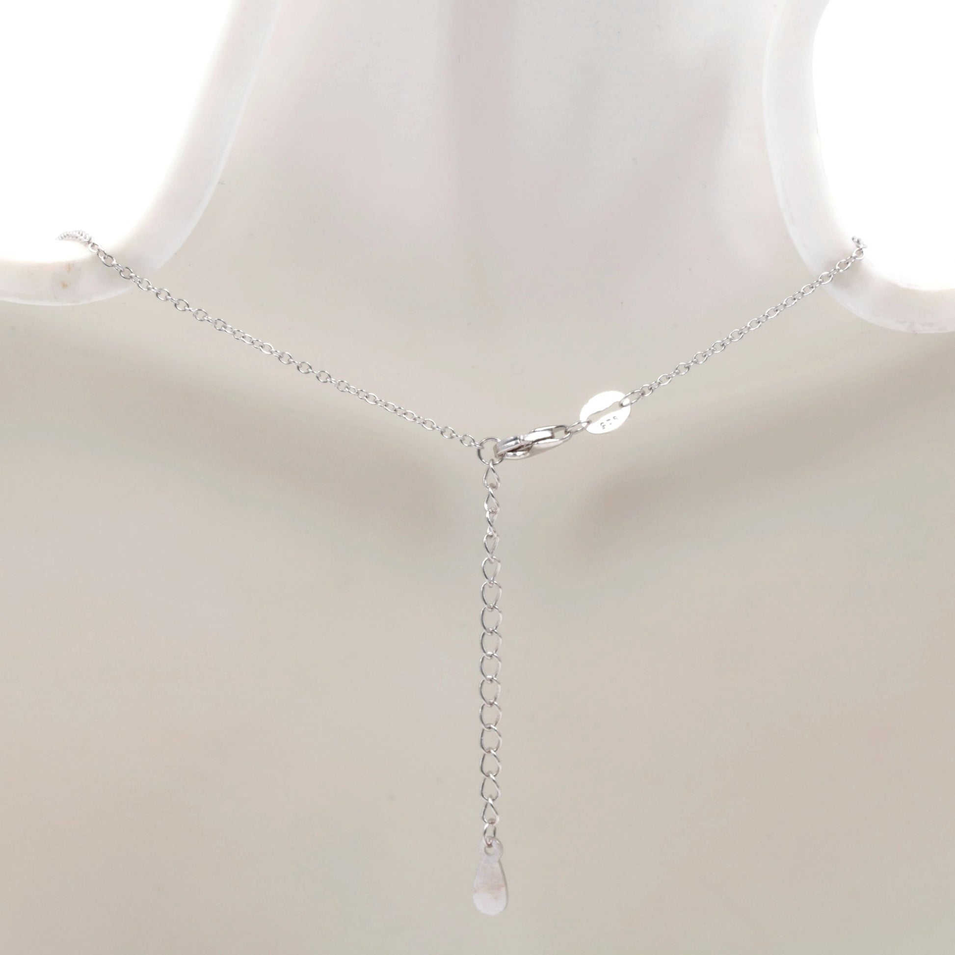 925 Natural Emerald Pendant Necklace - Taj Mahal Gems