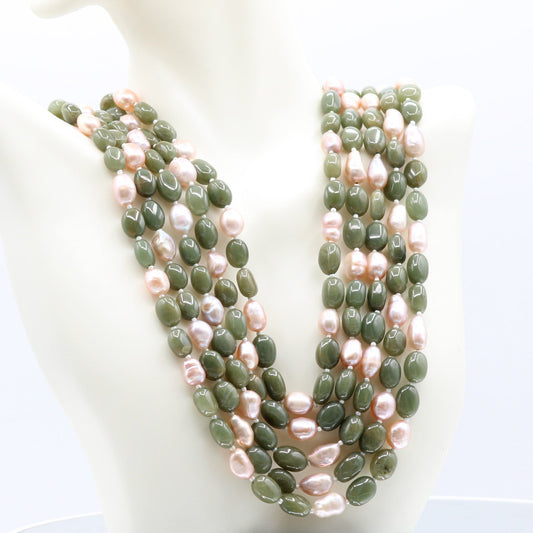 Chrysoberyl With Fresh Water Pearl Necklace