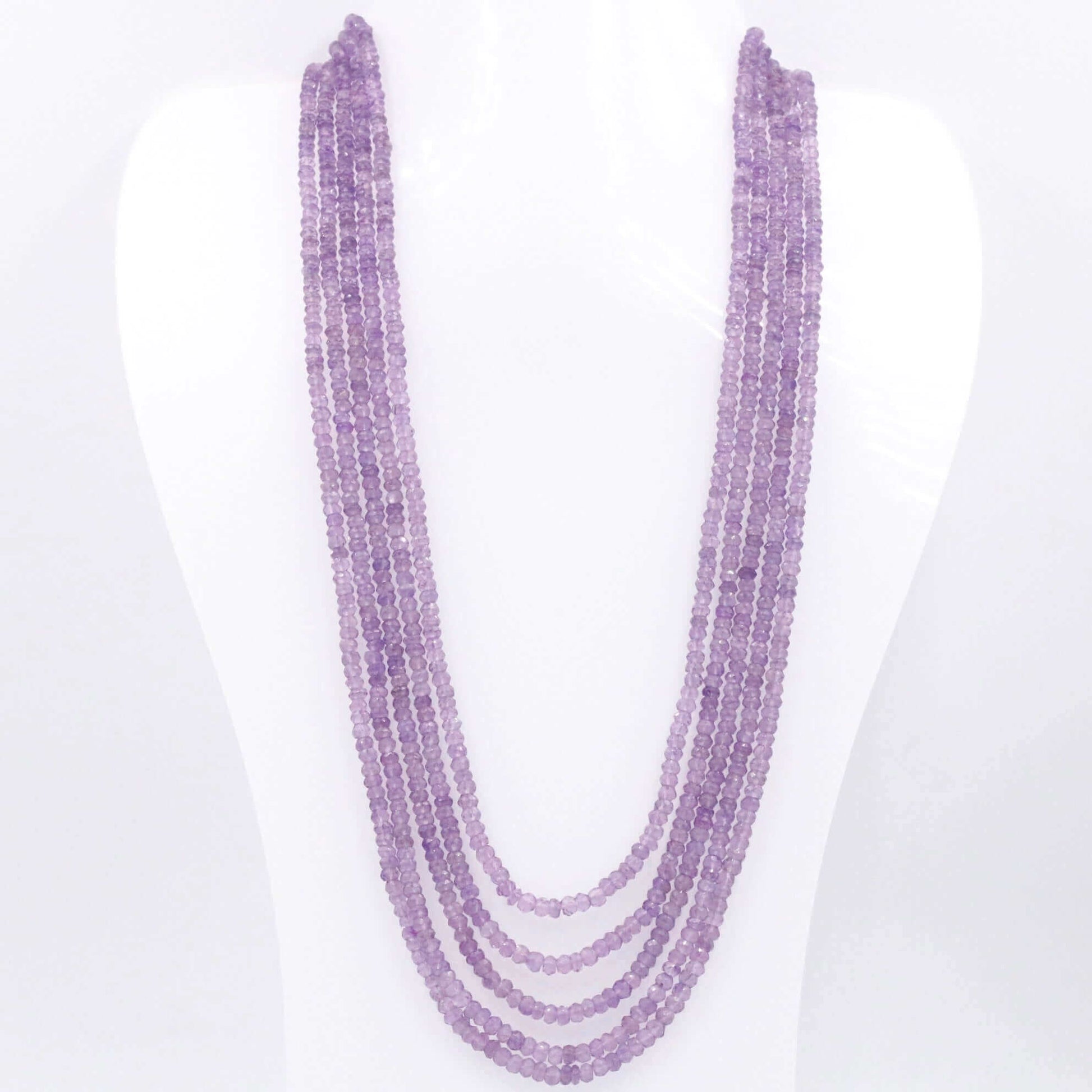 Amethyst Beaded Necklace - Taj Mahal Gems
