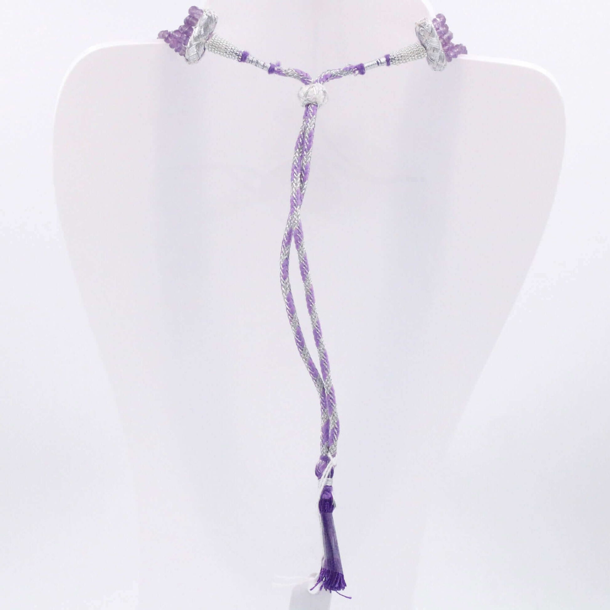 Amethyst Beaded Necklace - Taj Mahal Gems