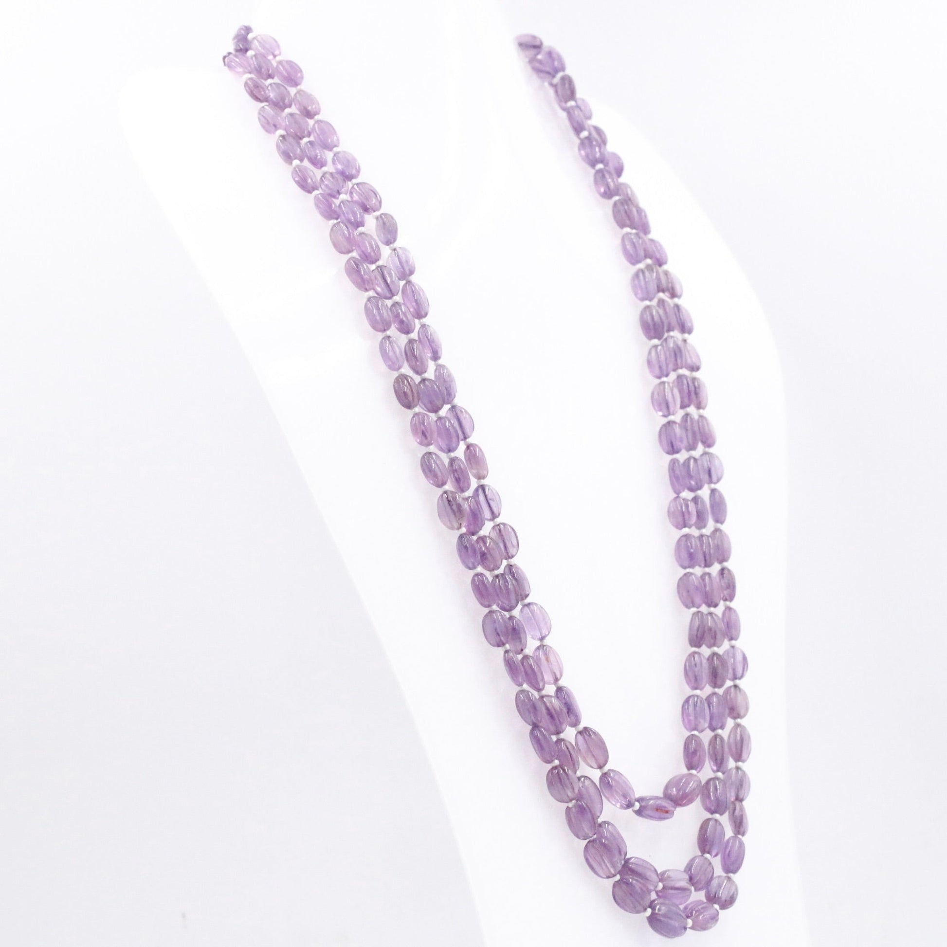 Amethyst Beaded Necklace - Taj Mahal Gems