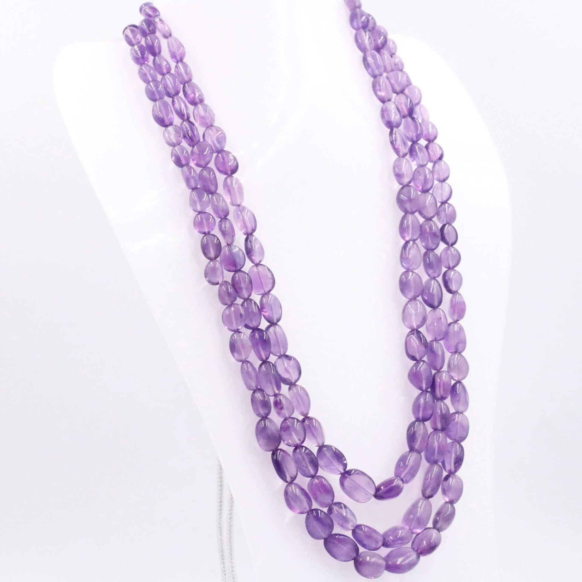 Amethyst Beaded Necklace - Taj Mahal Gems