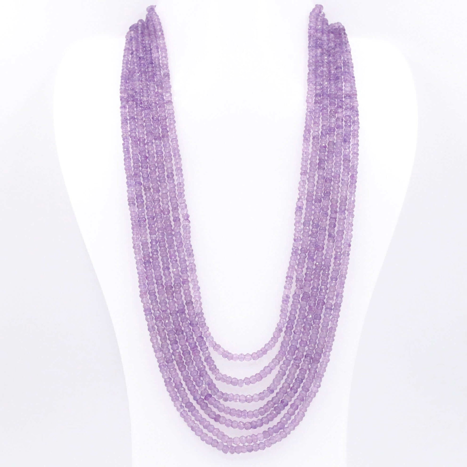 Amethyst Beaded Necklace - Taj Mahal Gems