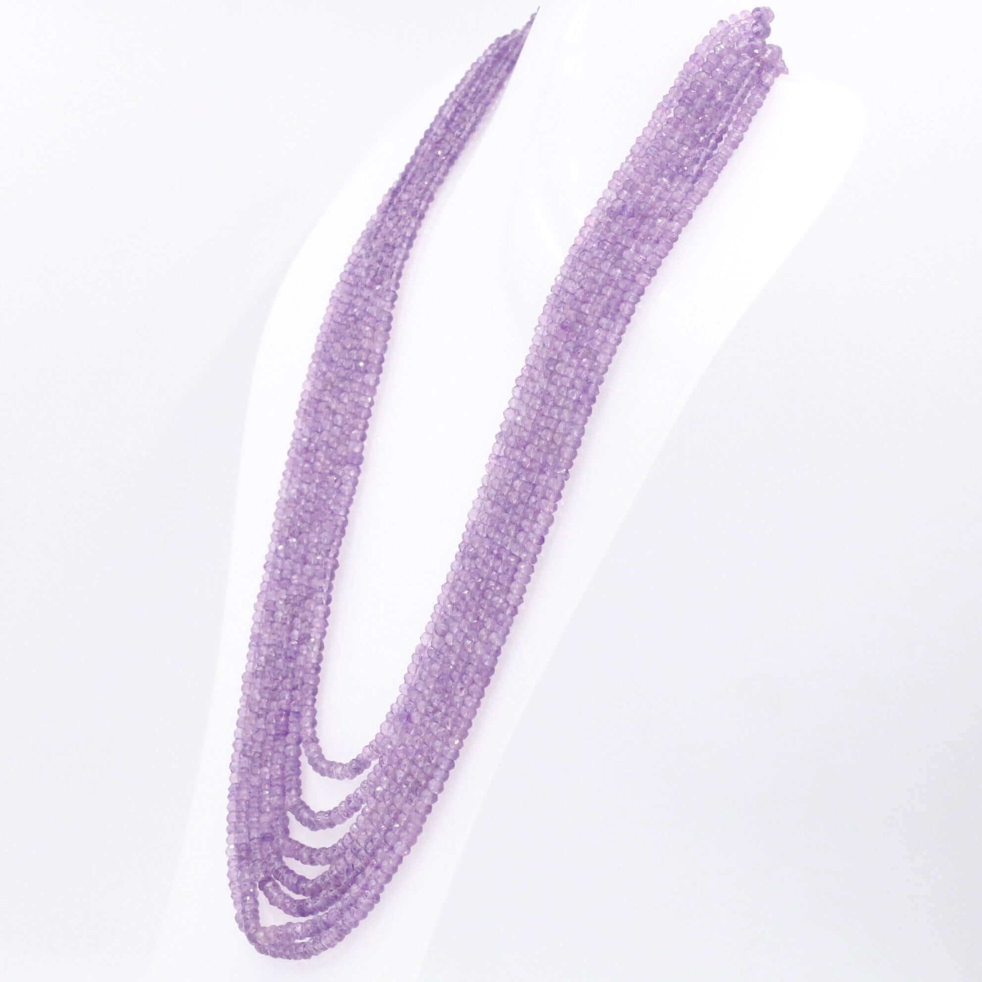 Amethyst Beaded Necklace - Taj Mahal Gems