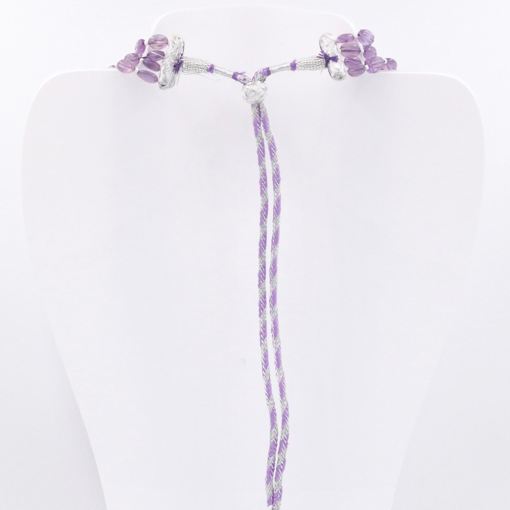 Amethyst Beaded Necklace - Taj Mahal Gems