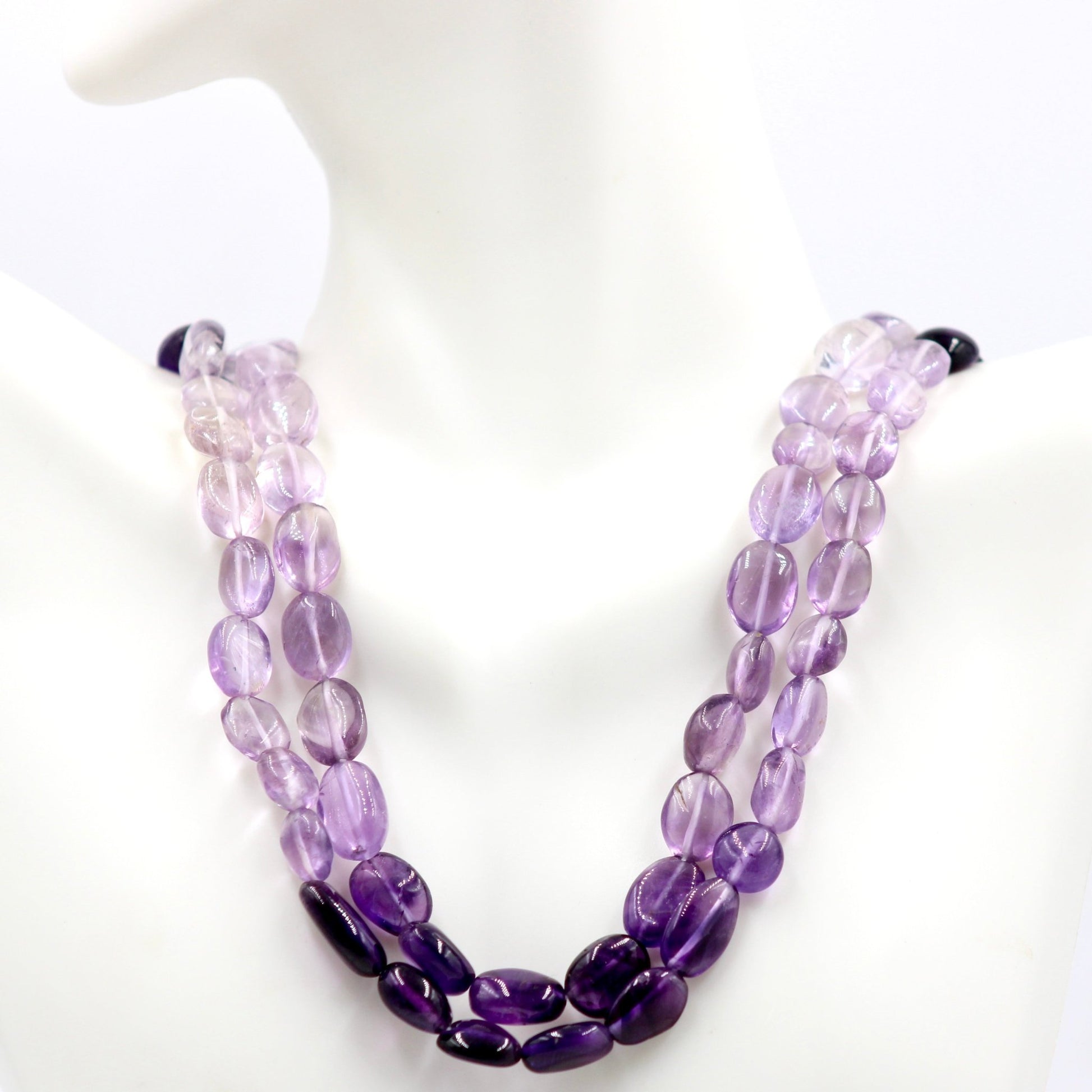 Amethyst Beaded Necklace - Taj Mahal Gems