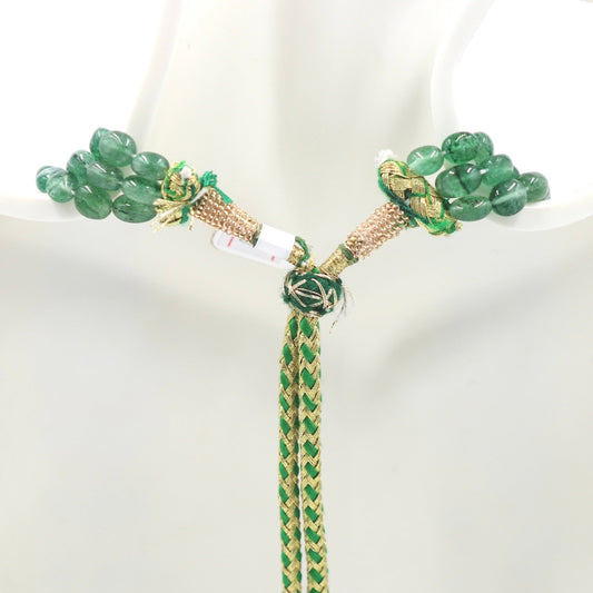 Aventurine and Pearl Beaded Necklace - Taj Mahal Gems