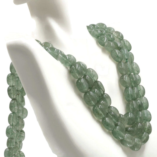 Aventurine Quartz 3 Strand Necklace - Taj Mahal Gems