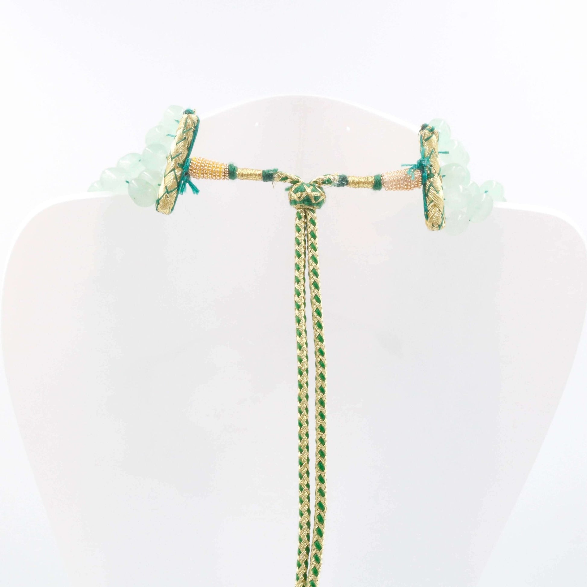 Aventurine Quartz Beaded Necklace - Taj Mahal Gems