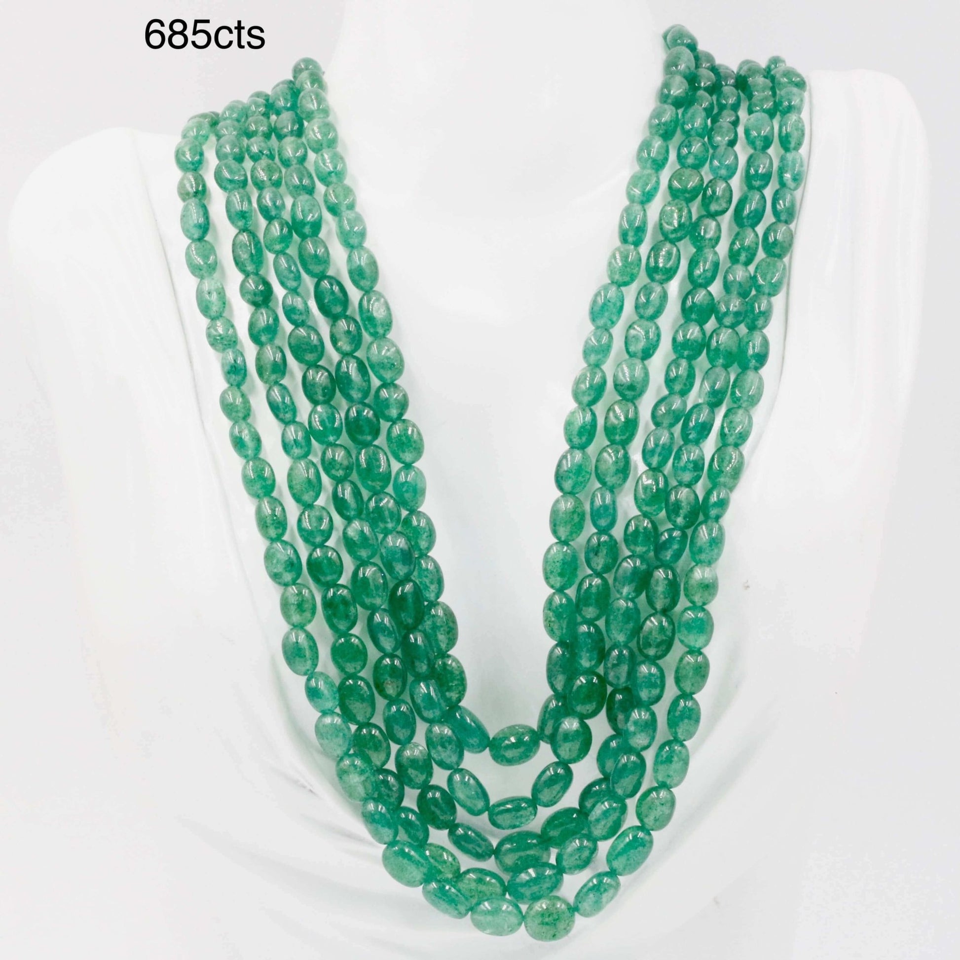 Aventurine Quartz Gemstone Necklace - Taj Mahal Gems