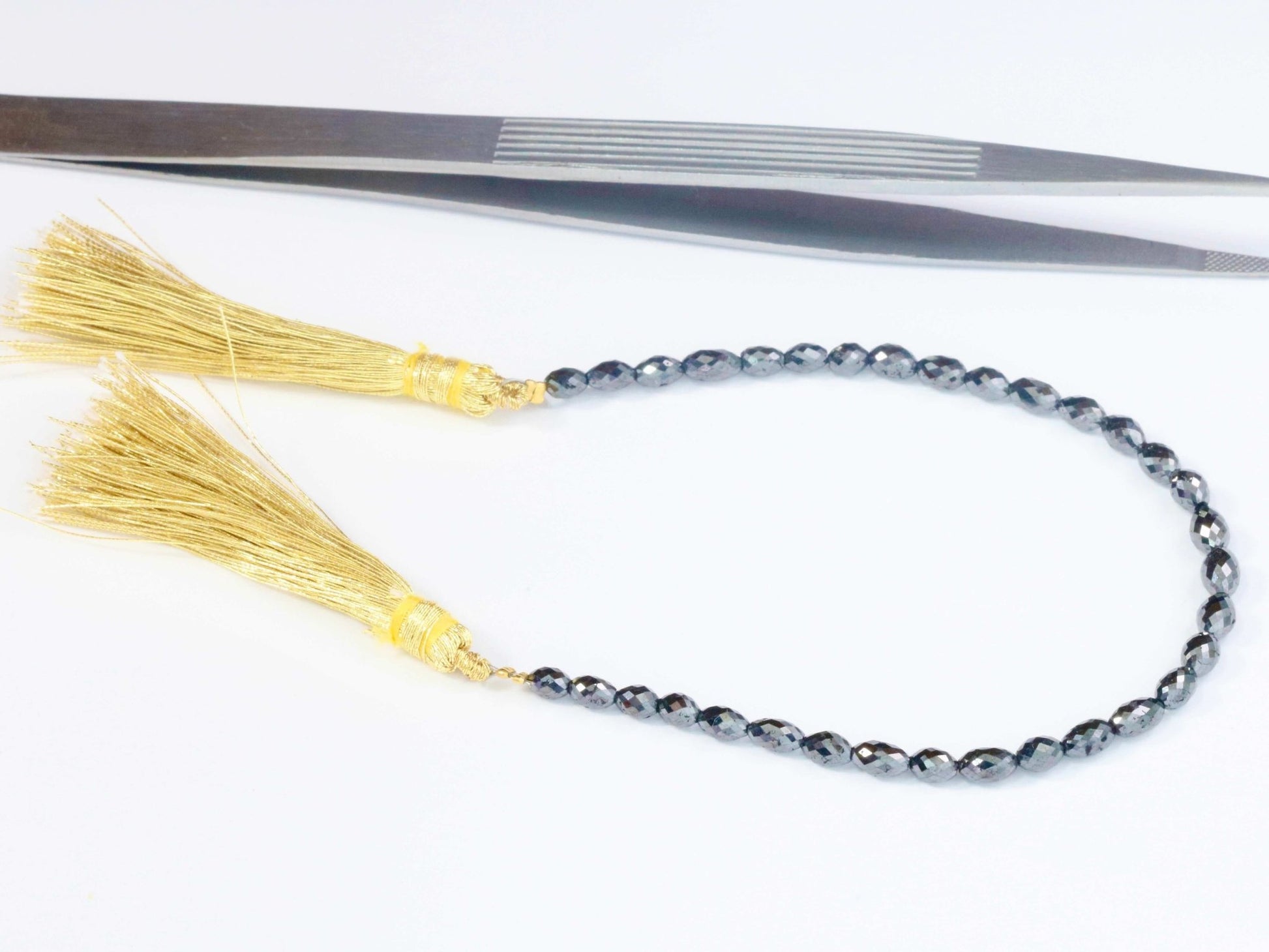 Black Diamond Beads - Taj Mahal Gems