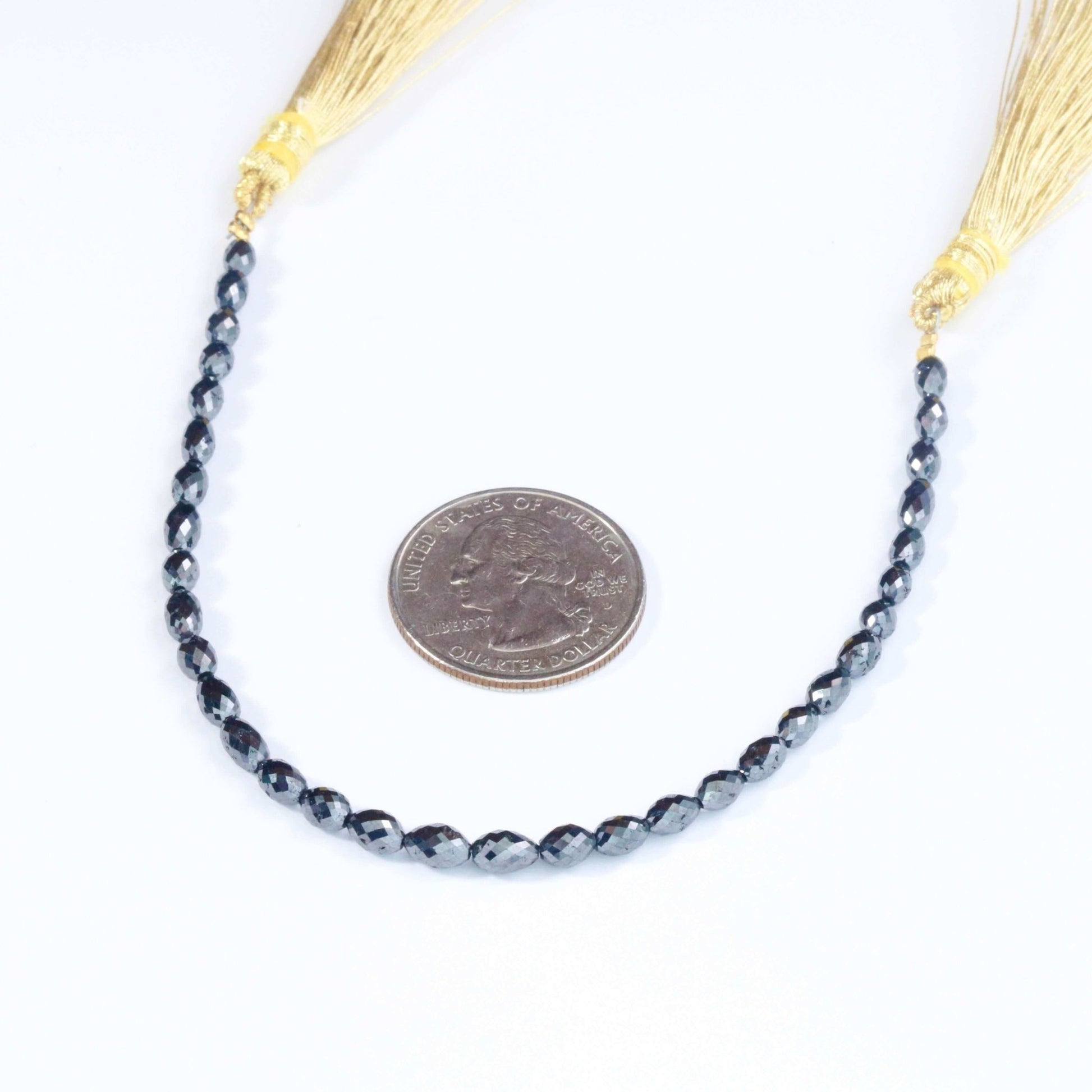 Black Diamond Beads - Taj Mahal Gems