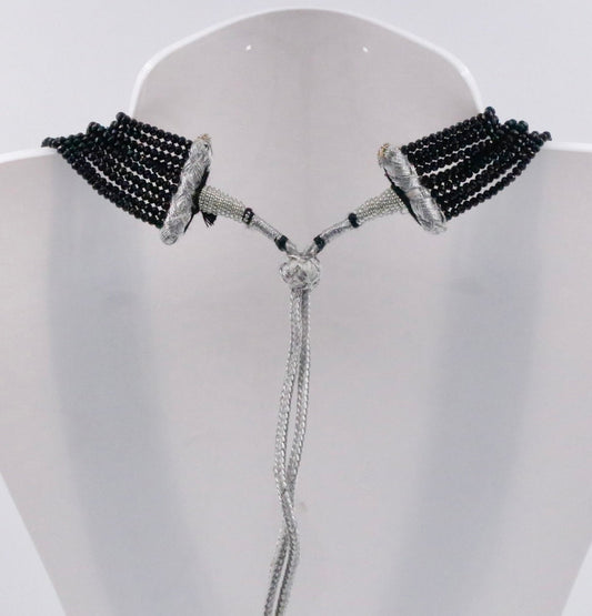Black Spinel Necklace - Taj Mahal Gems