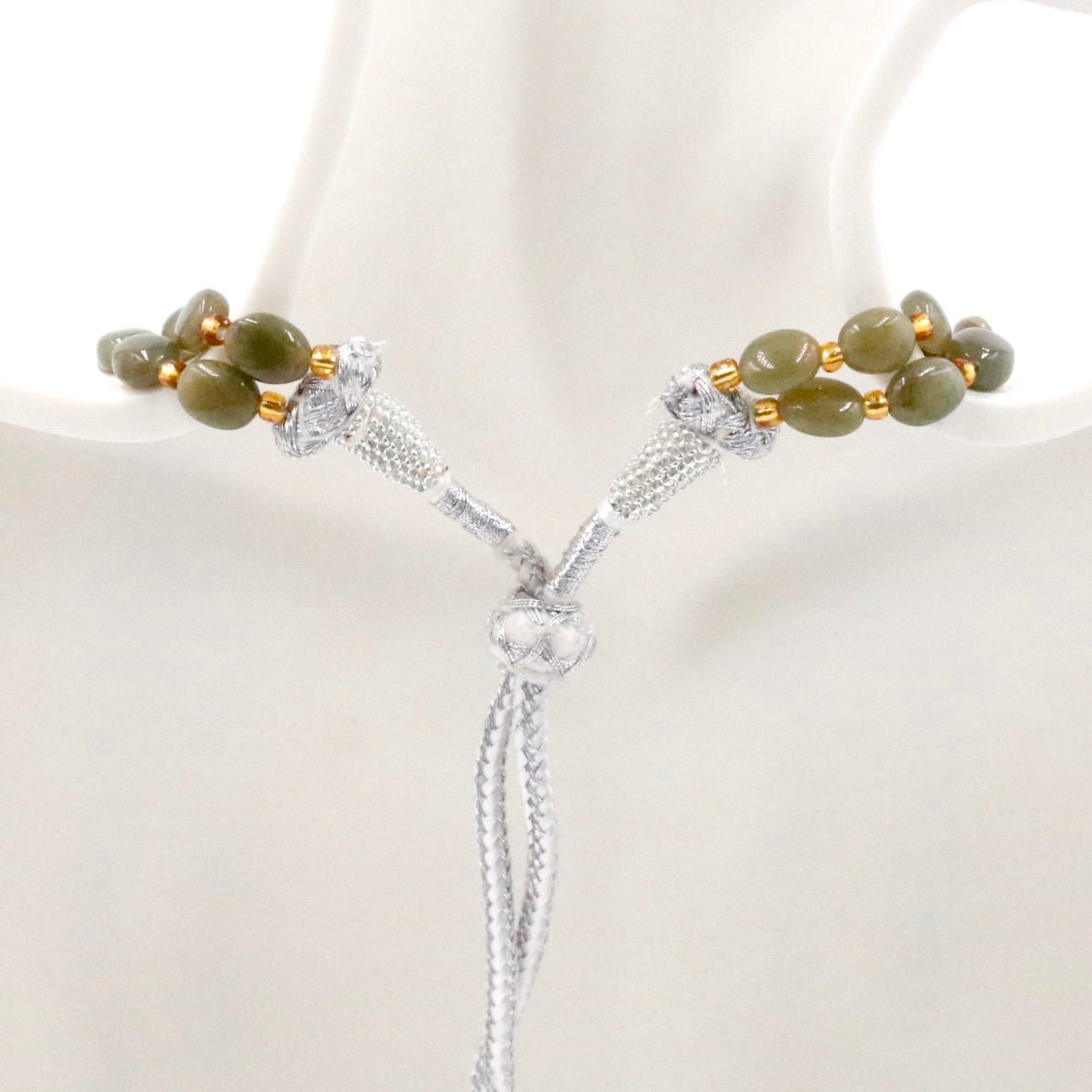 Chrysoberyl Beaded Necklace - Taj Mahal Gems