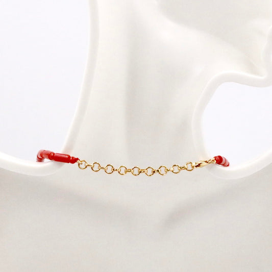 Coral Beaded Necklace - Taj Mahal Gems