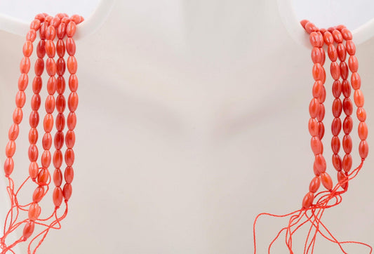Coral Beads Strand - Taj Mahal Gems