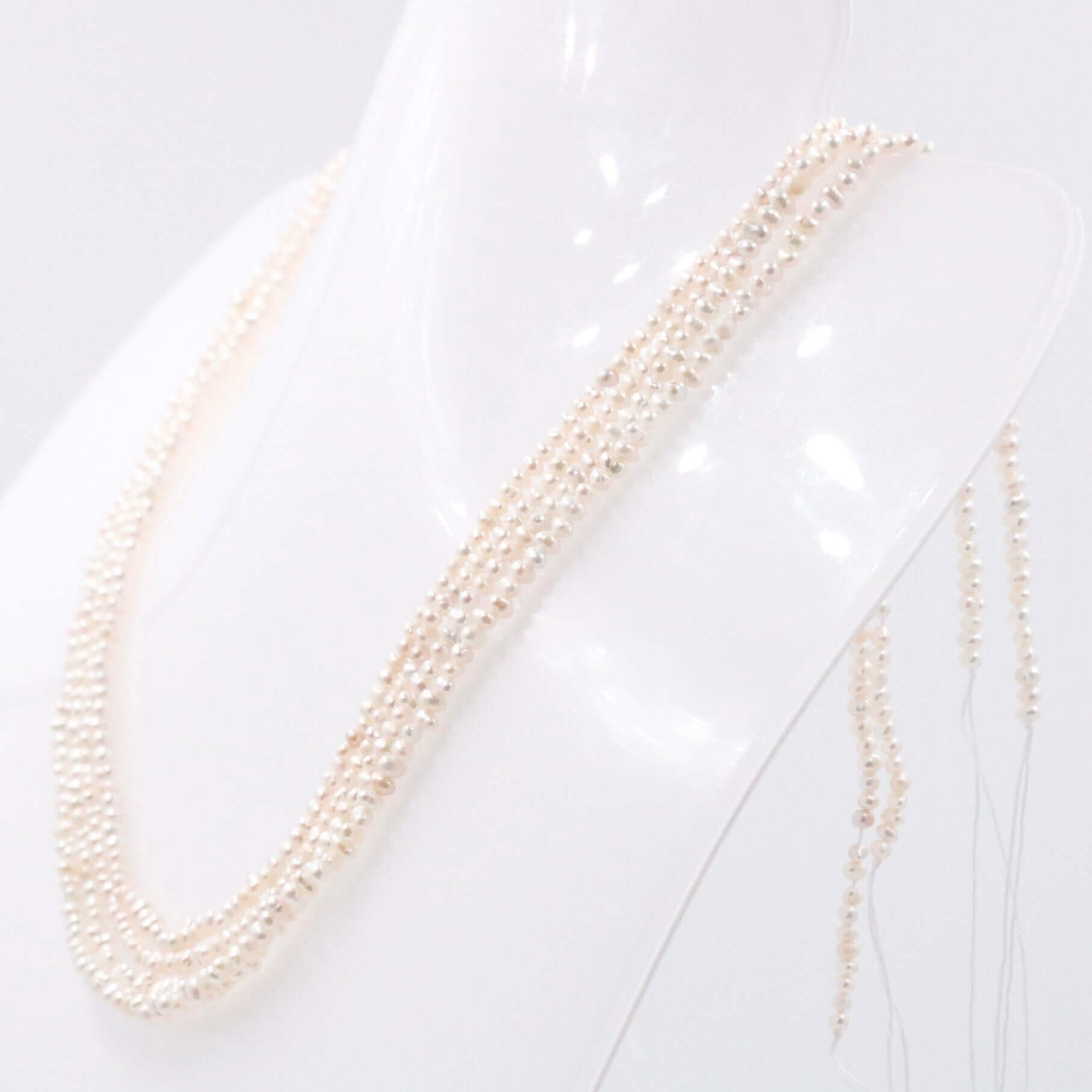 Cultured Freshwater Pearl Beads Strand - Taj Mahal Gems
