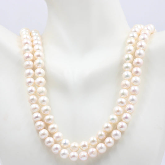 Cultured Pearl Beaded Necklace - Taj Mahal Gems
