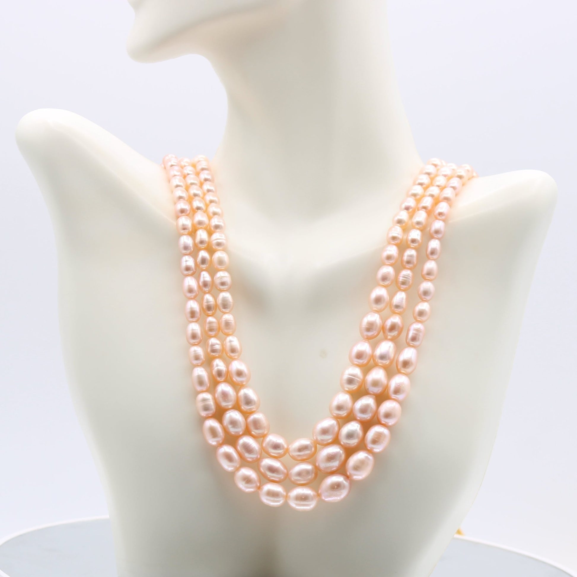 Fresh Water Pearl Layered Necklace - Taj Mahal Gems
