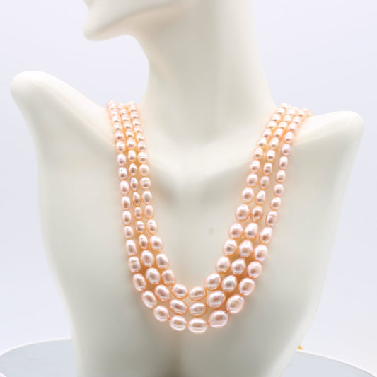 Fresh Water Pearl Layered Necklace - Taj Mahal Gems