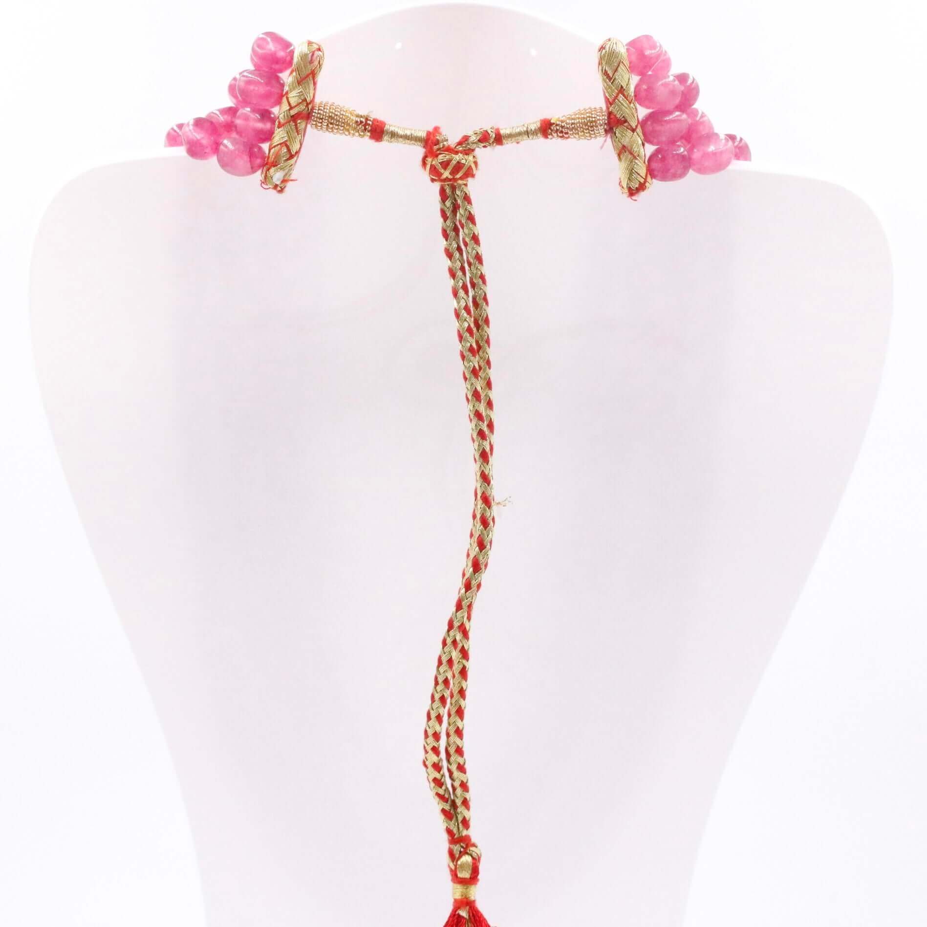 Fuchsia Quartz Necklace - Taj Mahal Gems