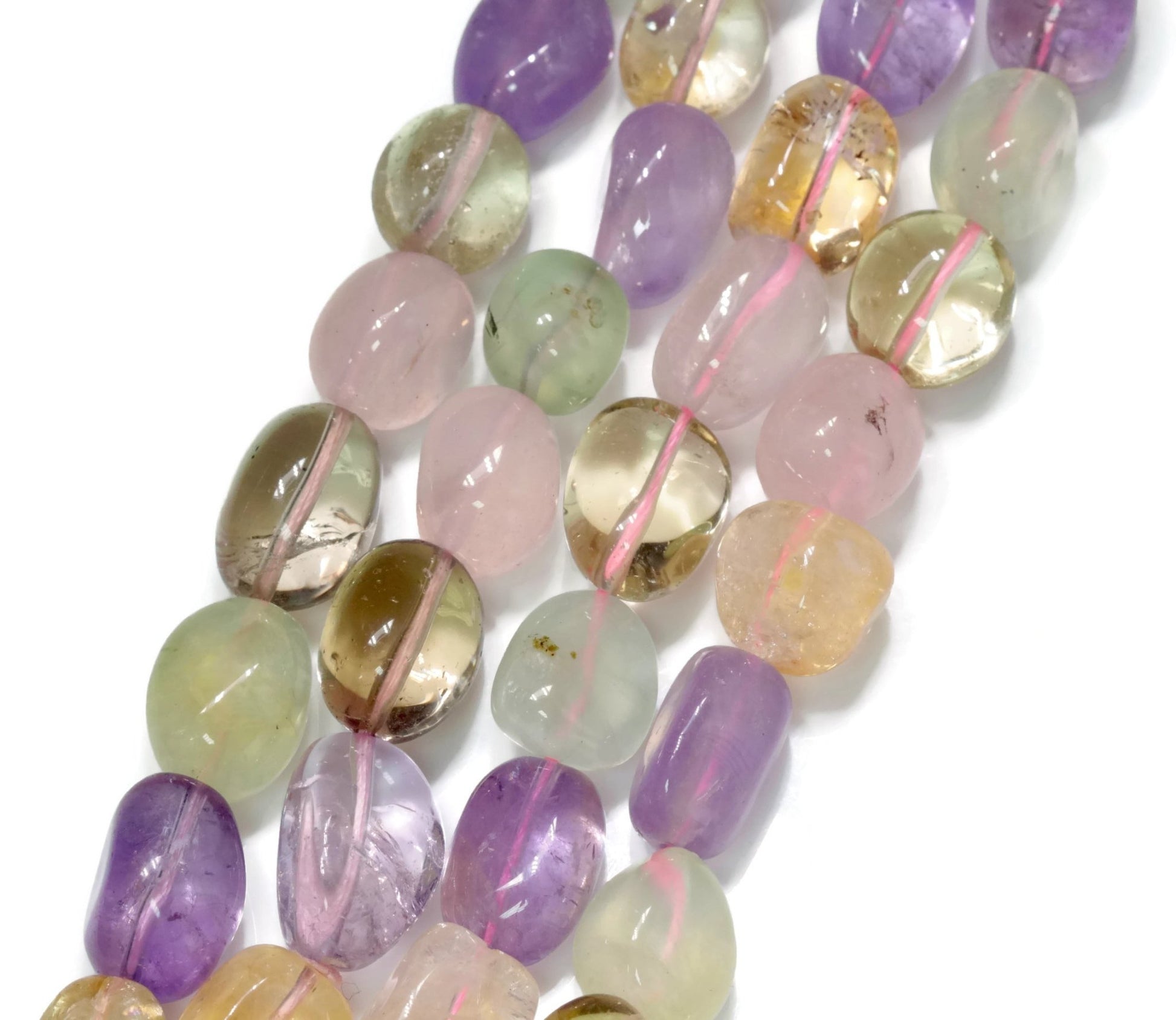 Genuine Amethyst Loose Beads Strand - Taj Mahal Gems