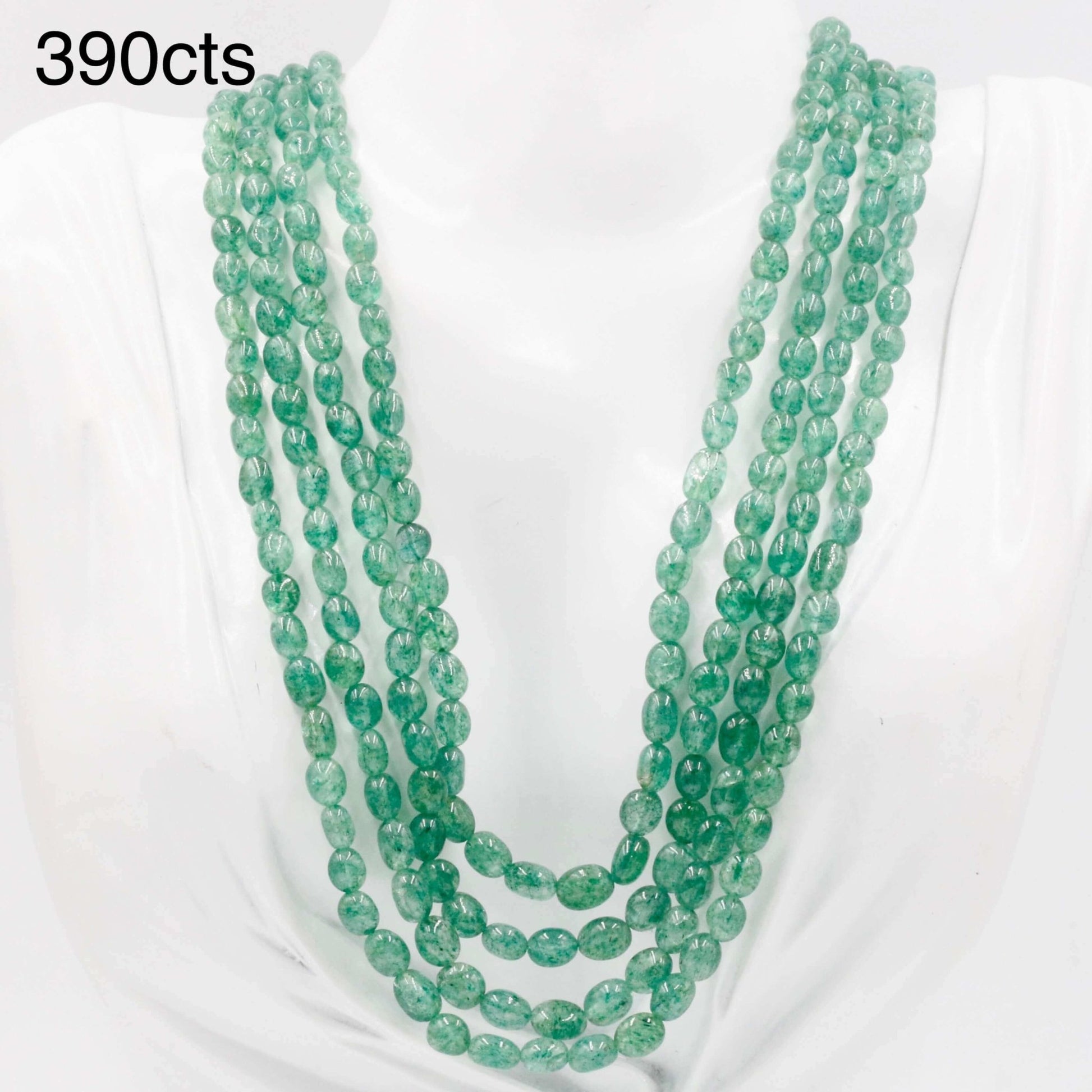 Green Aventurine Quartz Necklace - Taj Mahal Gems