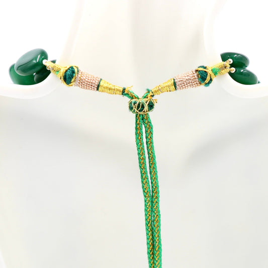 Green Quartz Beaded Necklace - Taj Mahal Gems