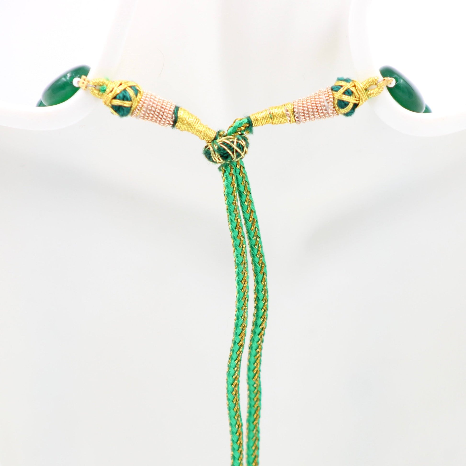 Green Quartz Beaded Necklace - Taj Mahal Gems