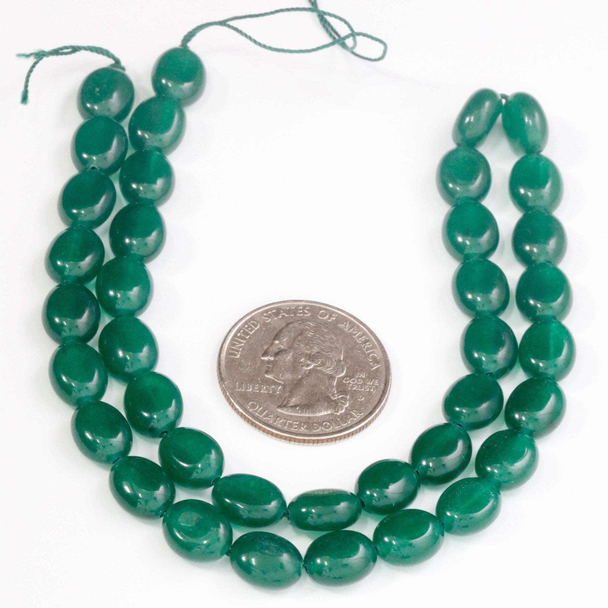 Green Quartz Beads - Taj Mahal Gems